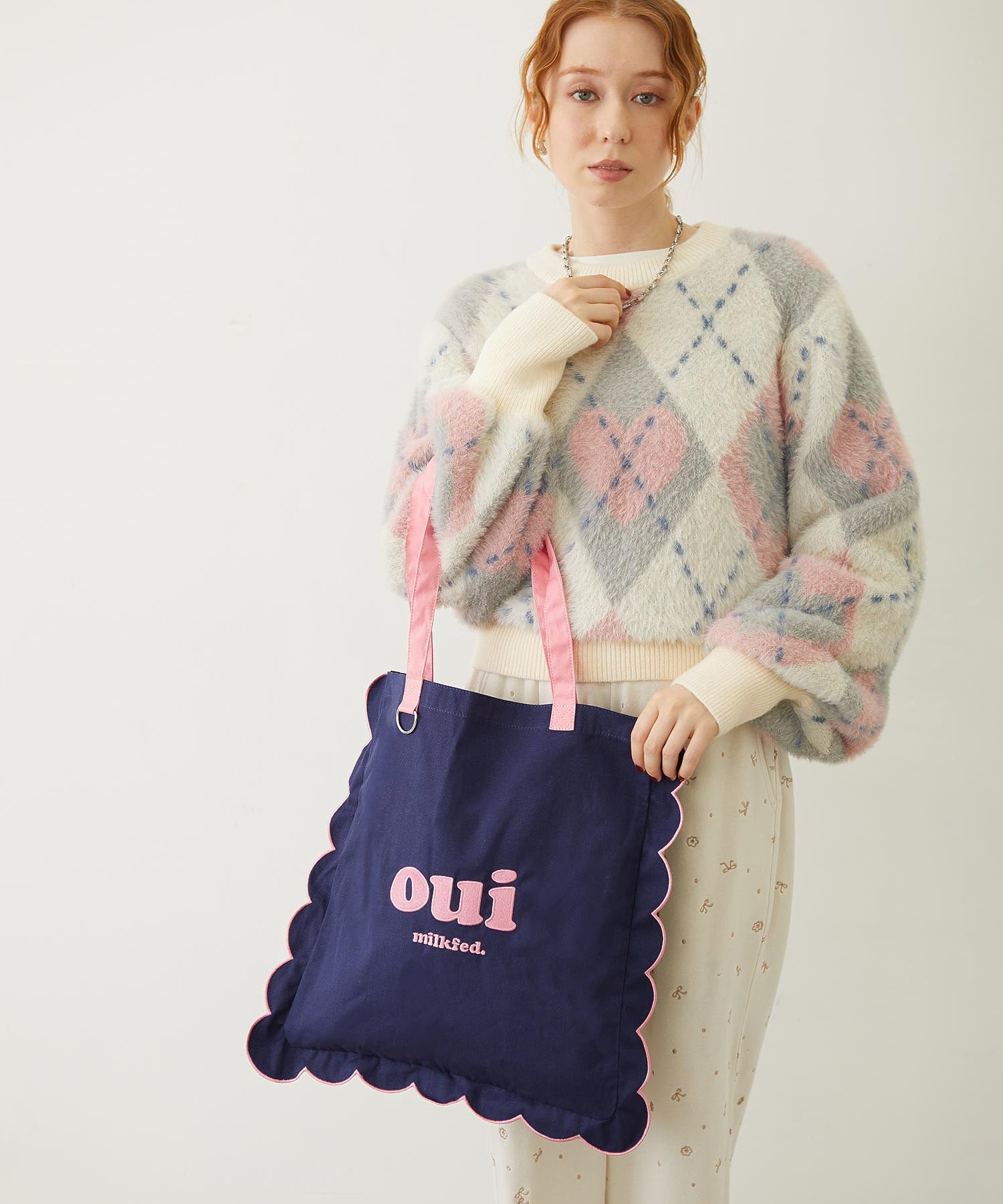 RUFFLE TOTE BAG