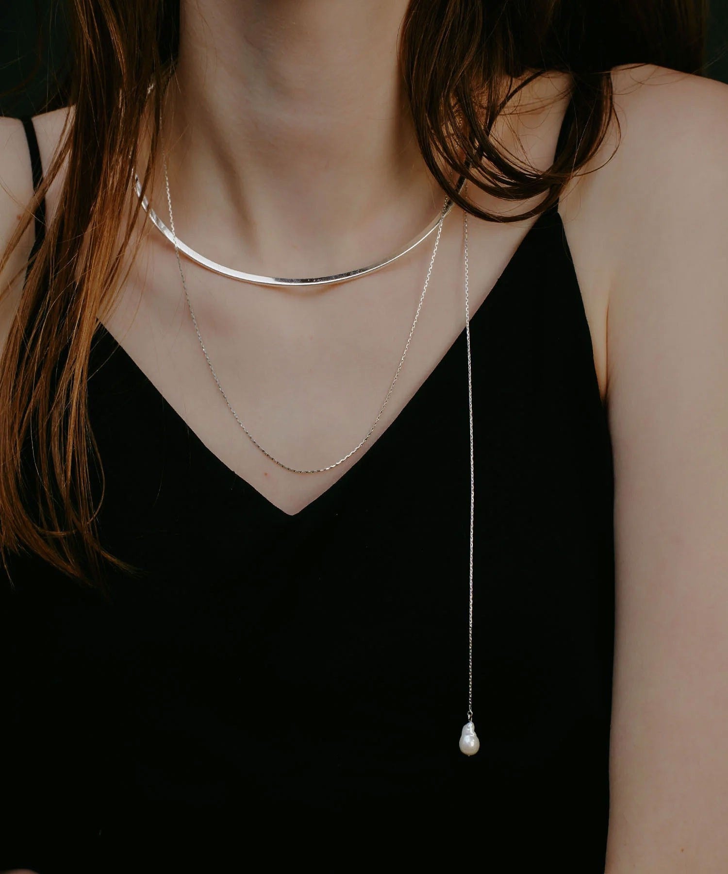loni/BUD MULTIWAY PEARL CHOKER