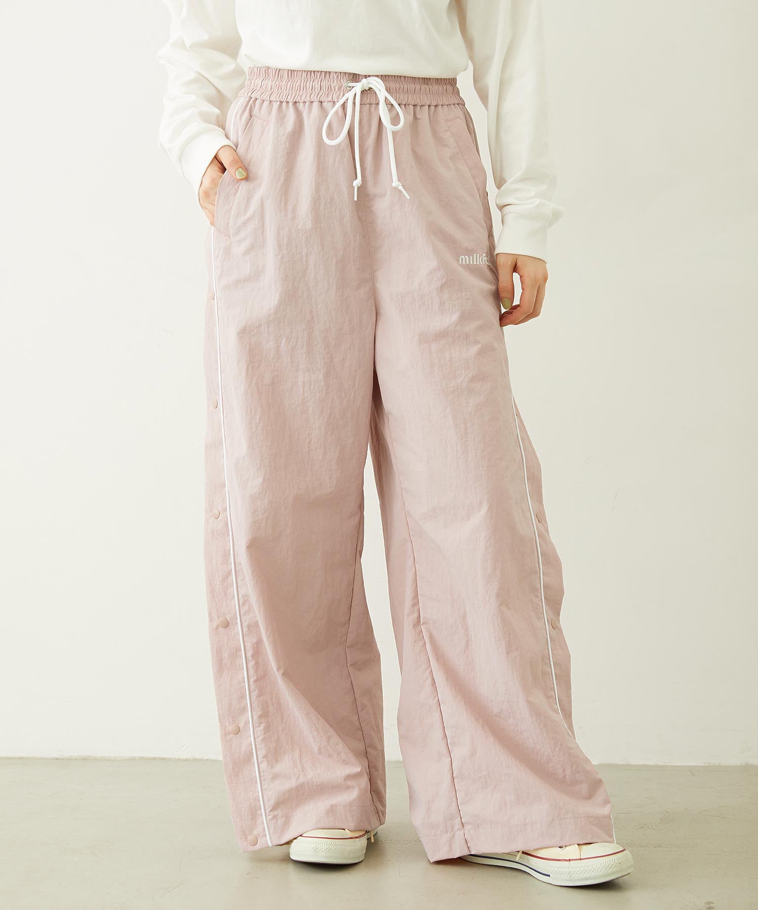 CUTOUT LOGO TRACK PANTS