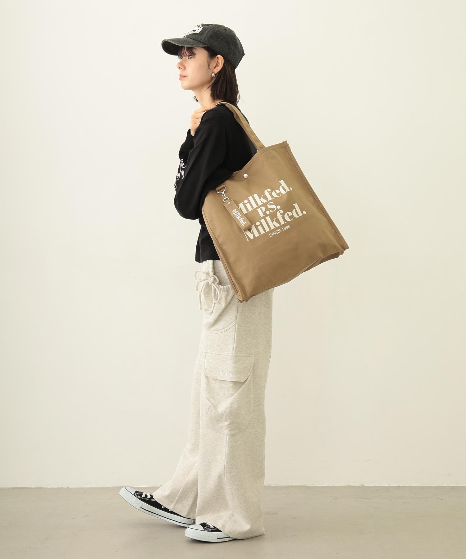 DIDONE LOGO BIG TOTE MILKFED.