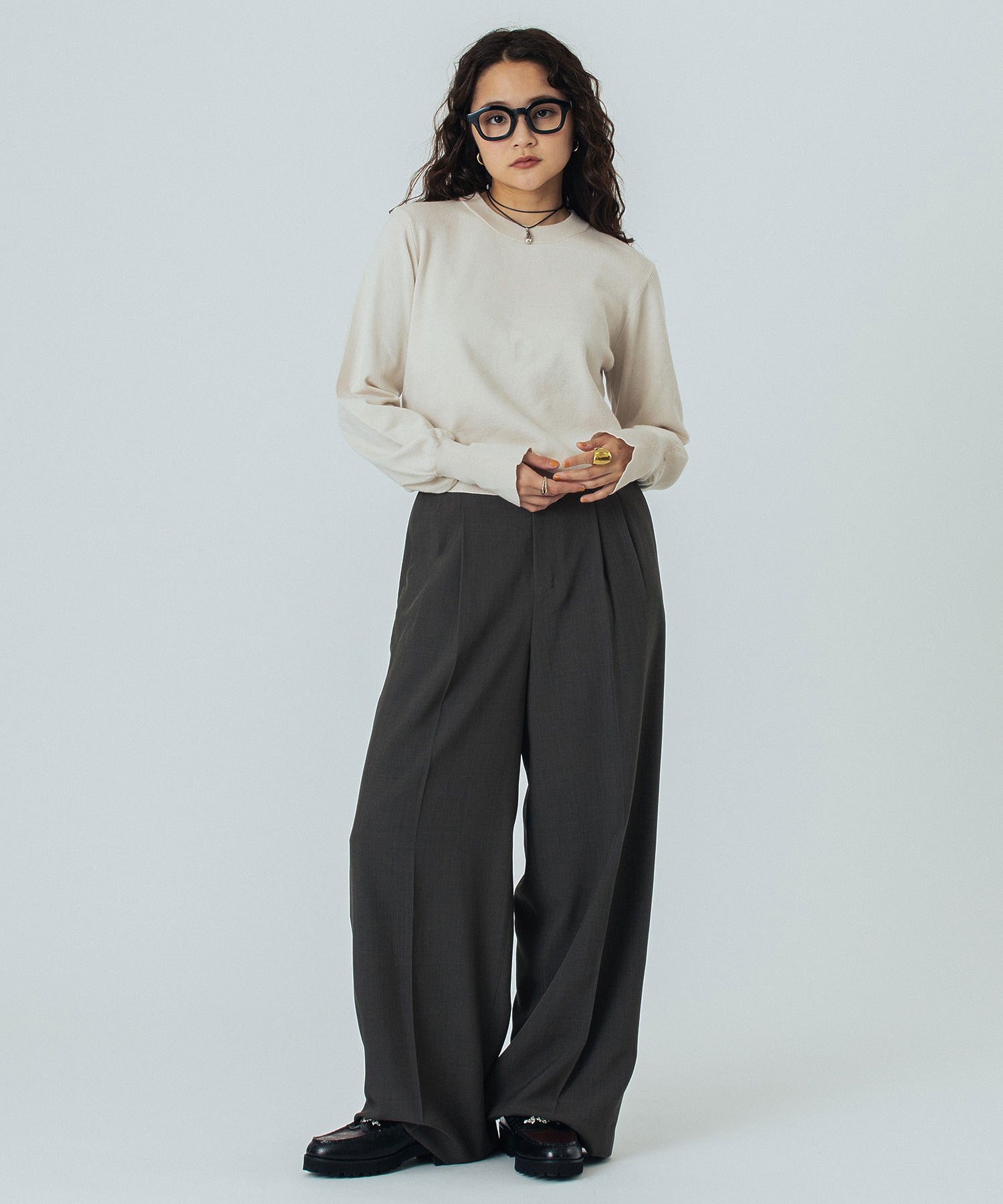 model:160cm 着用サイズ:S