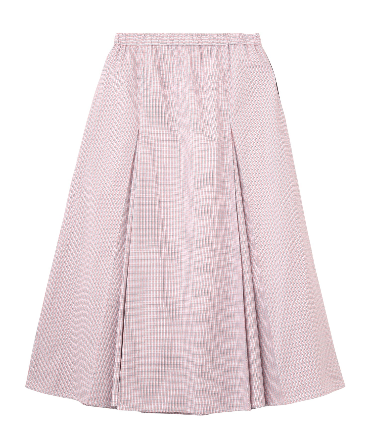 PLAID PATTERN LONG SKIRT