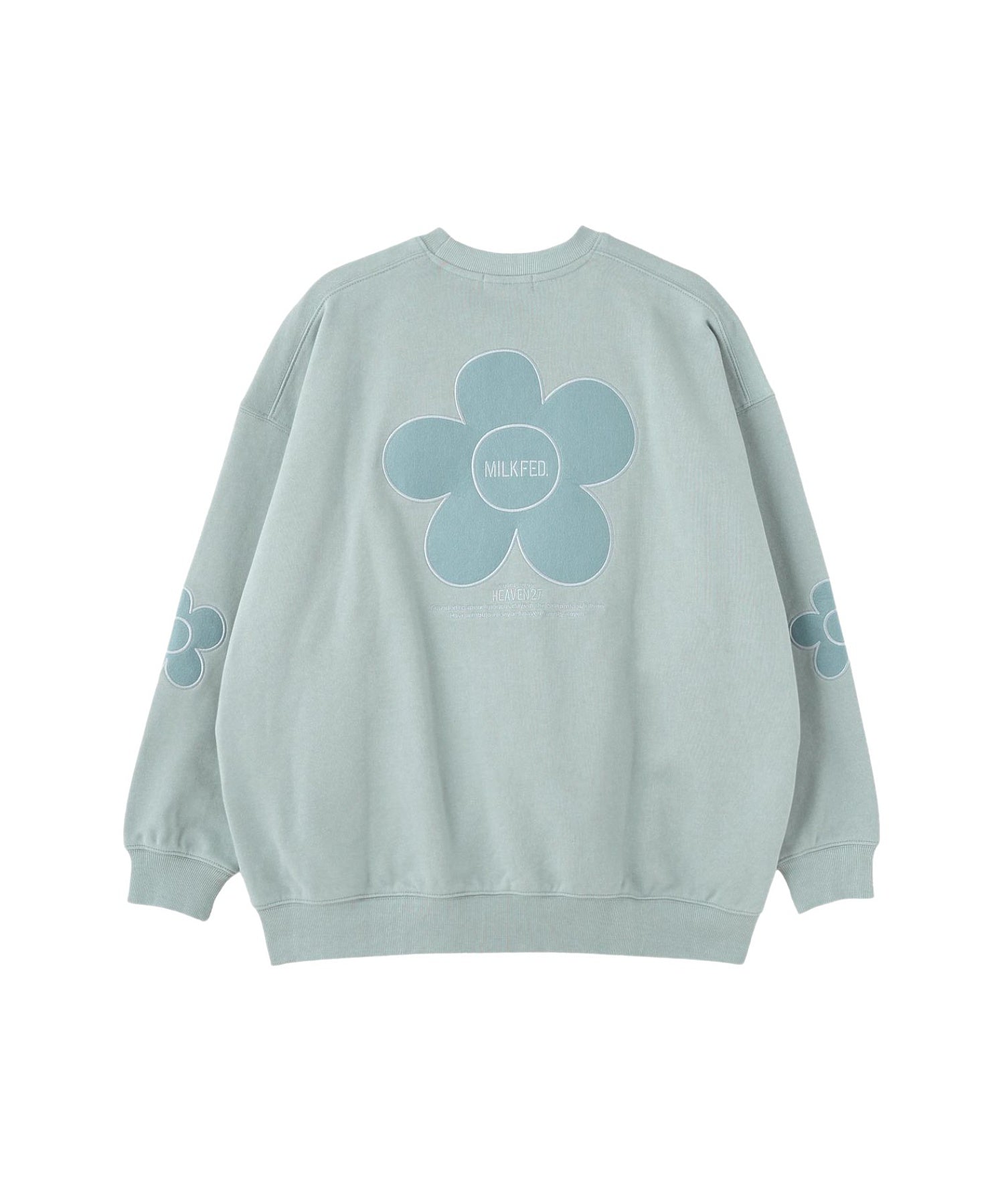 FLOWER ELBOW PATCH SWEAT TOP