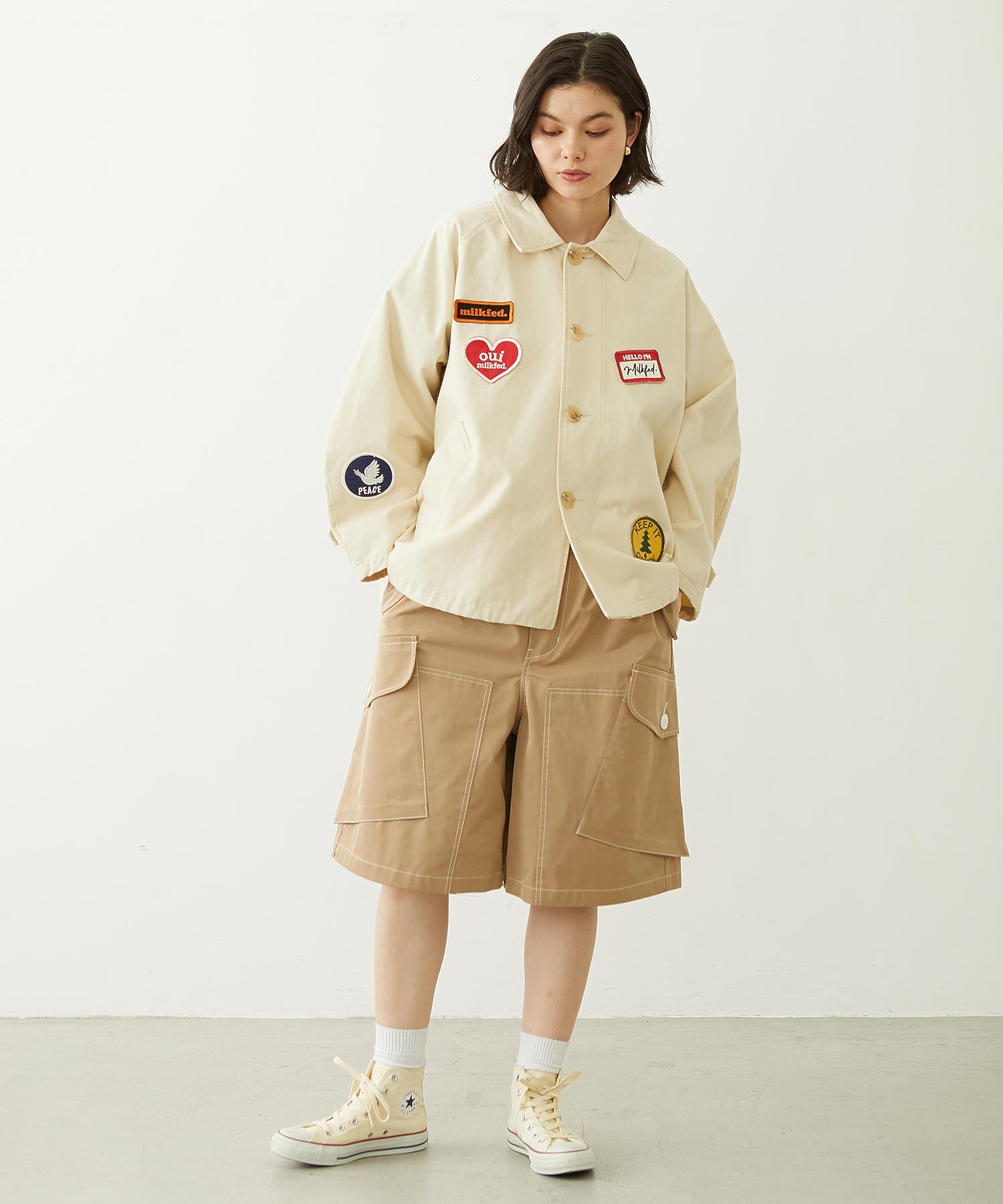 PATCH HOODED JACKET