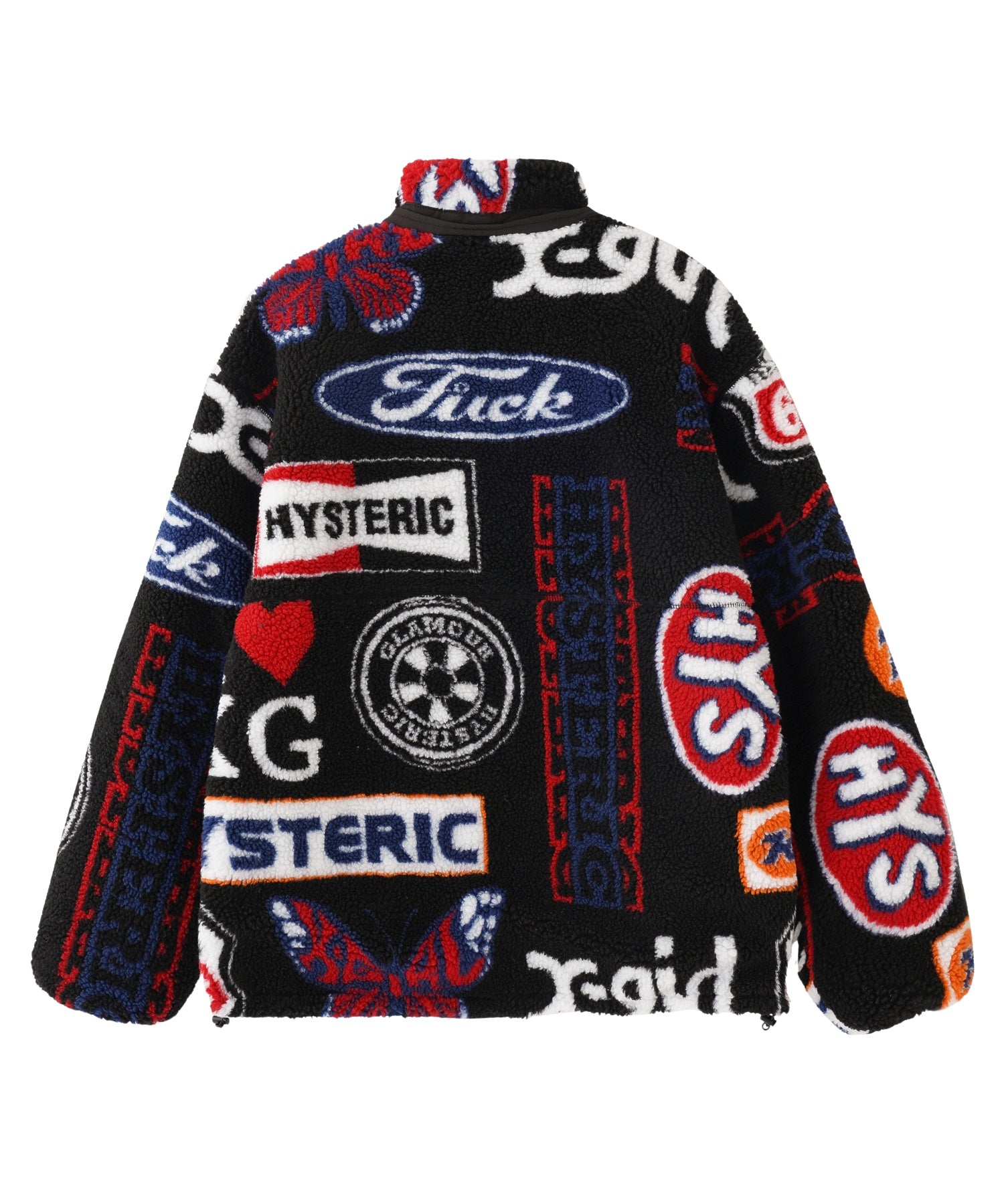 X-girl x HYSTERIC GLAMOUR REVERSIBLE BOA JACKET