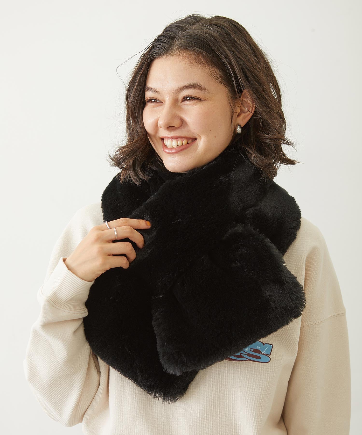 CHERRY QUILTED REVERSIBLE NYLON SCARF