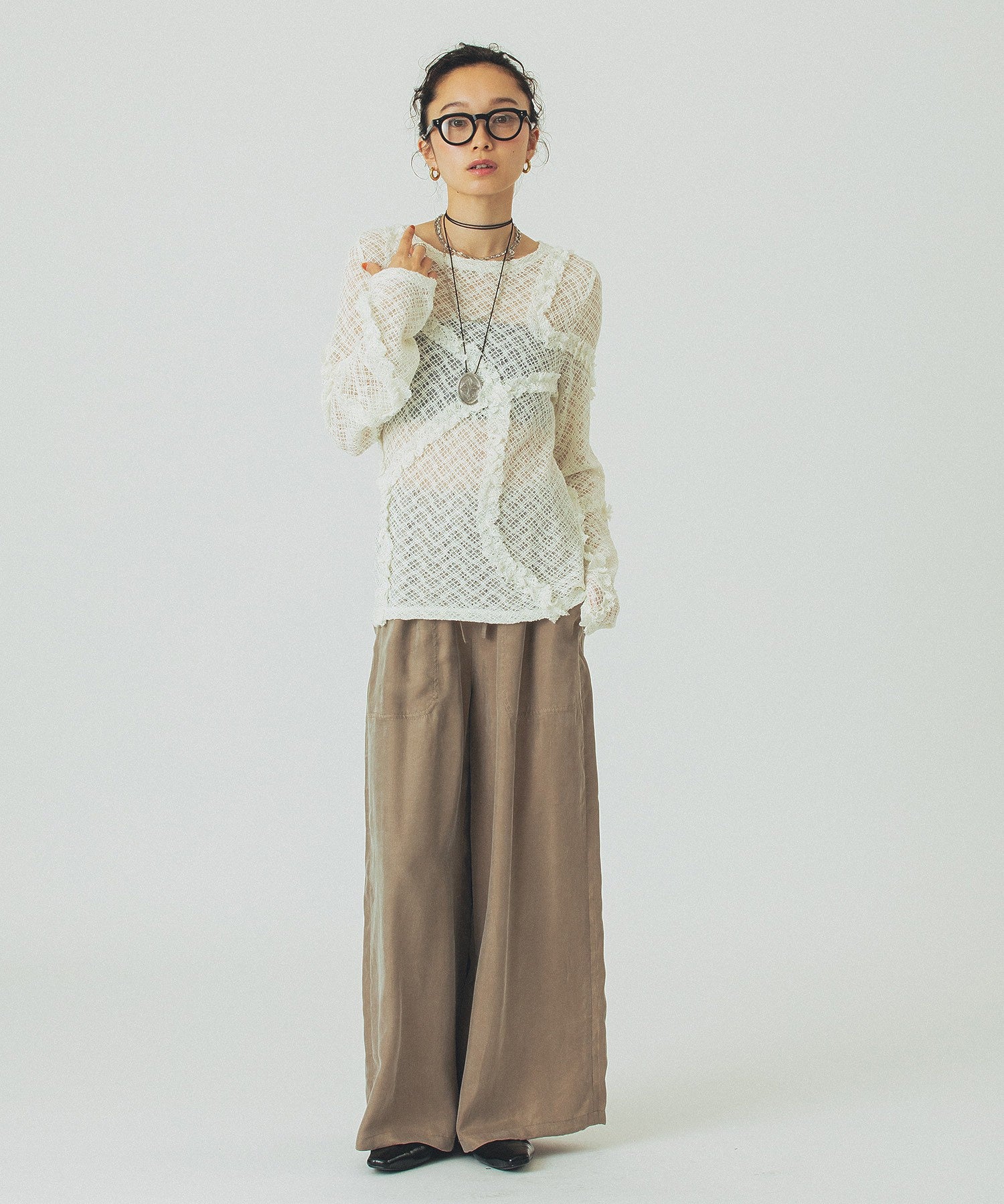 model:161cm 着用サイズ:S