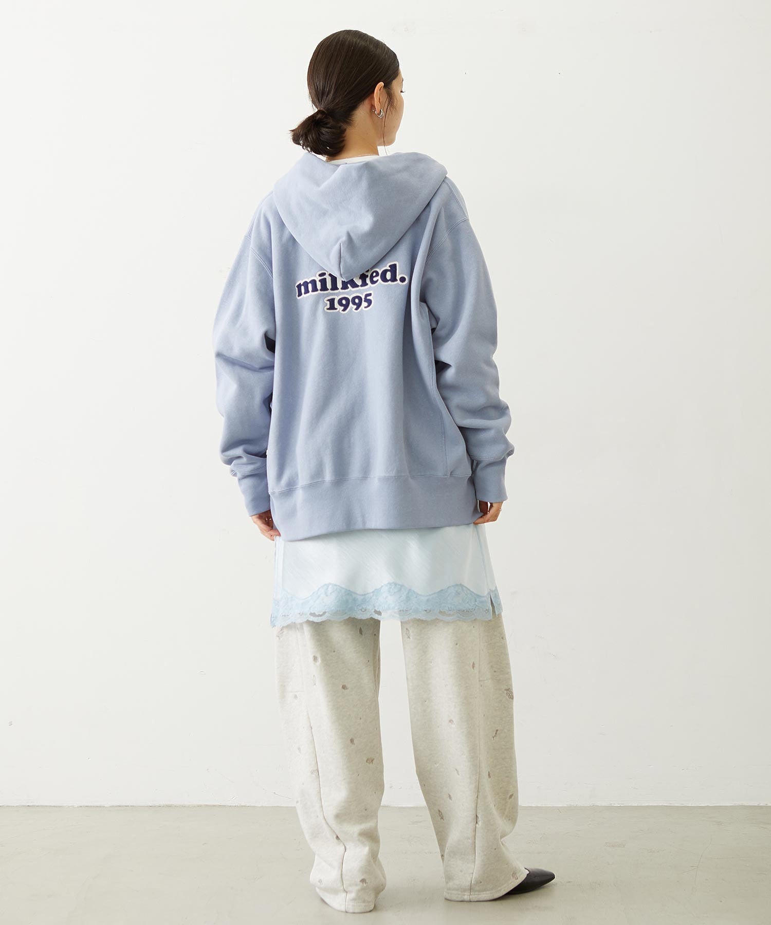 MILKFED.×CHAMPION SWEAT ZIP HOODIE
