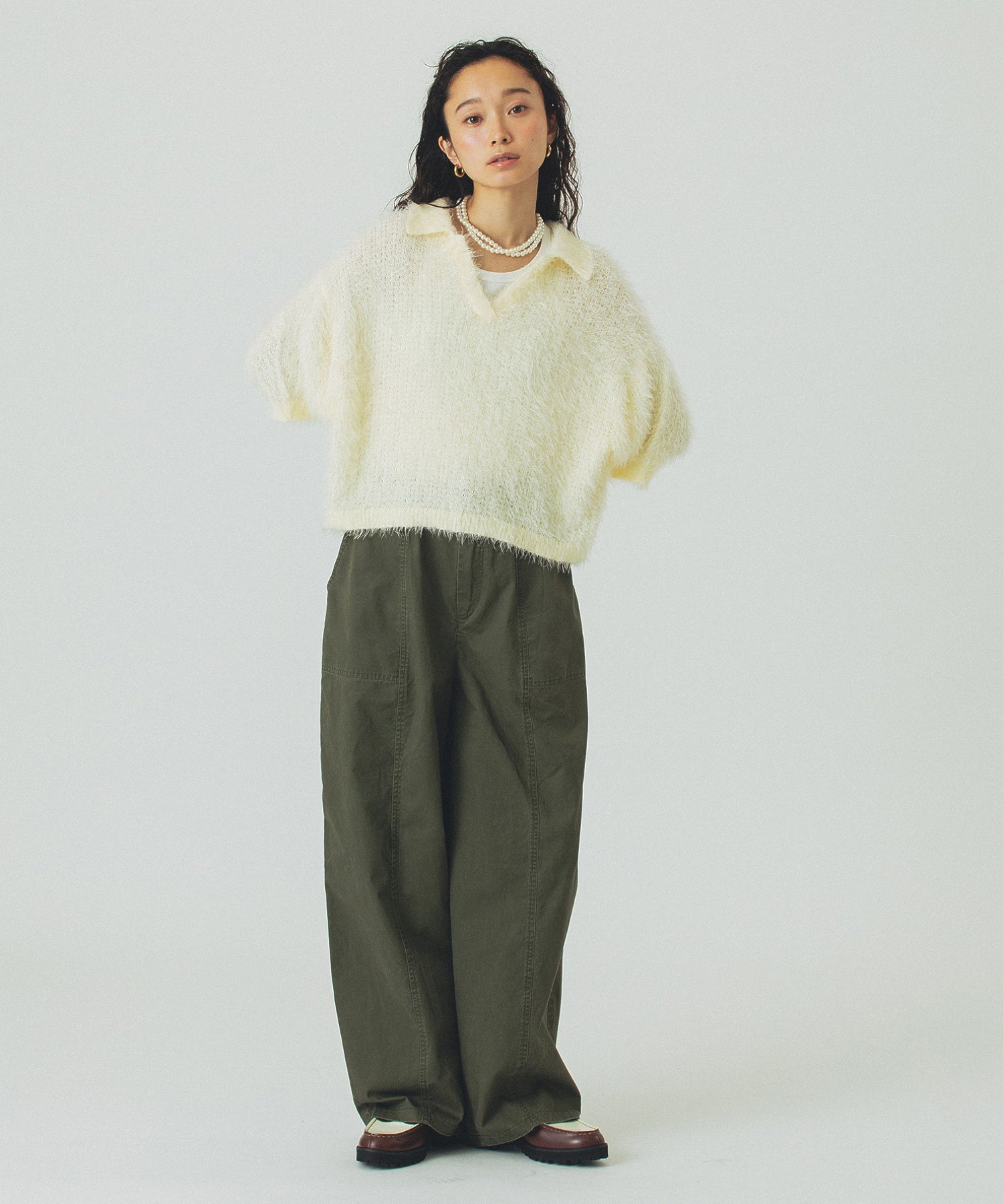 model:161cm 着用サイズ:S