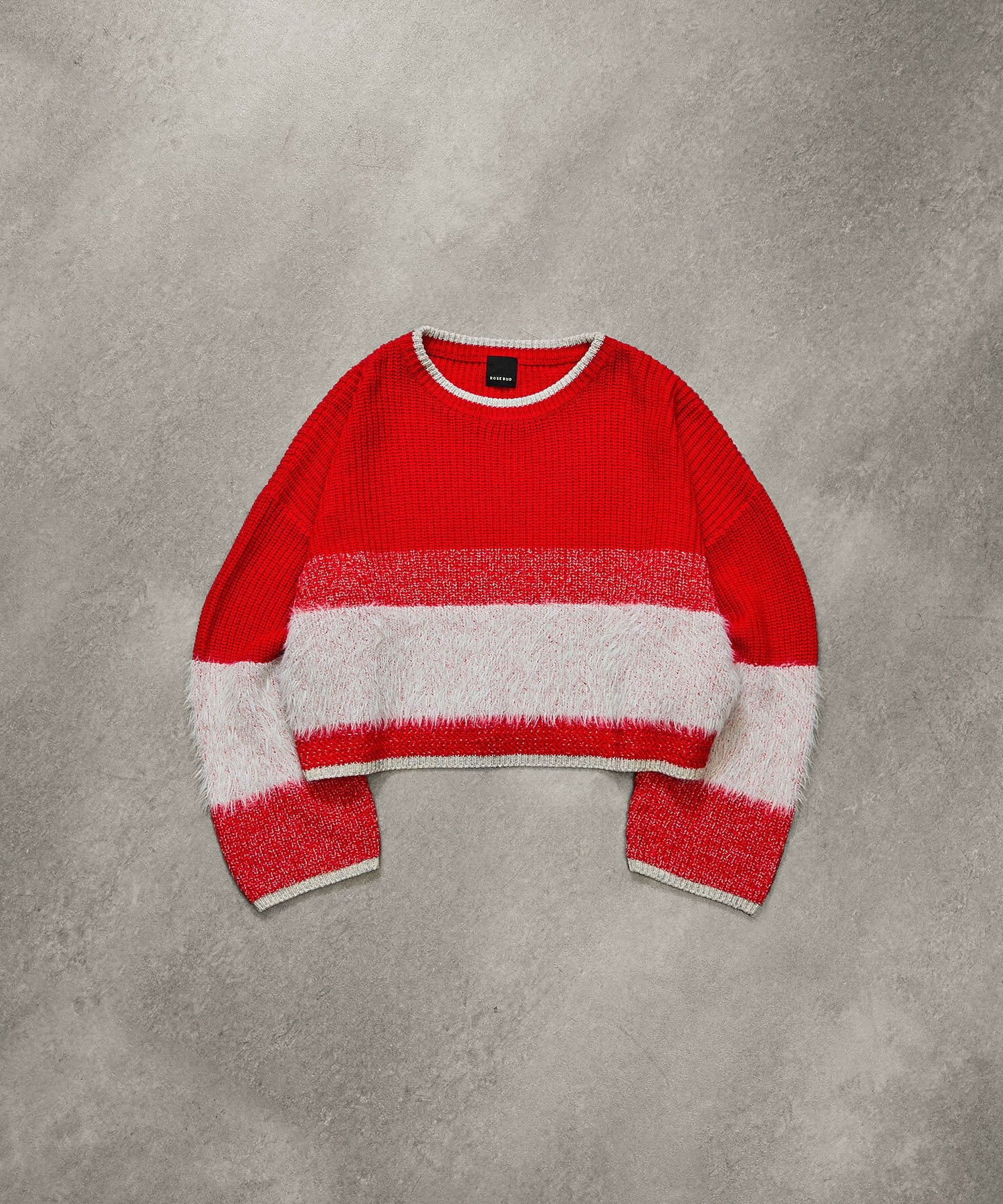 CROPPED BLOKING KNIT