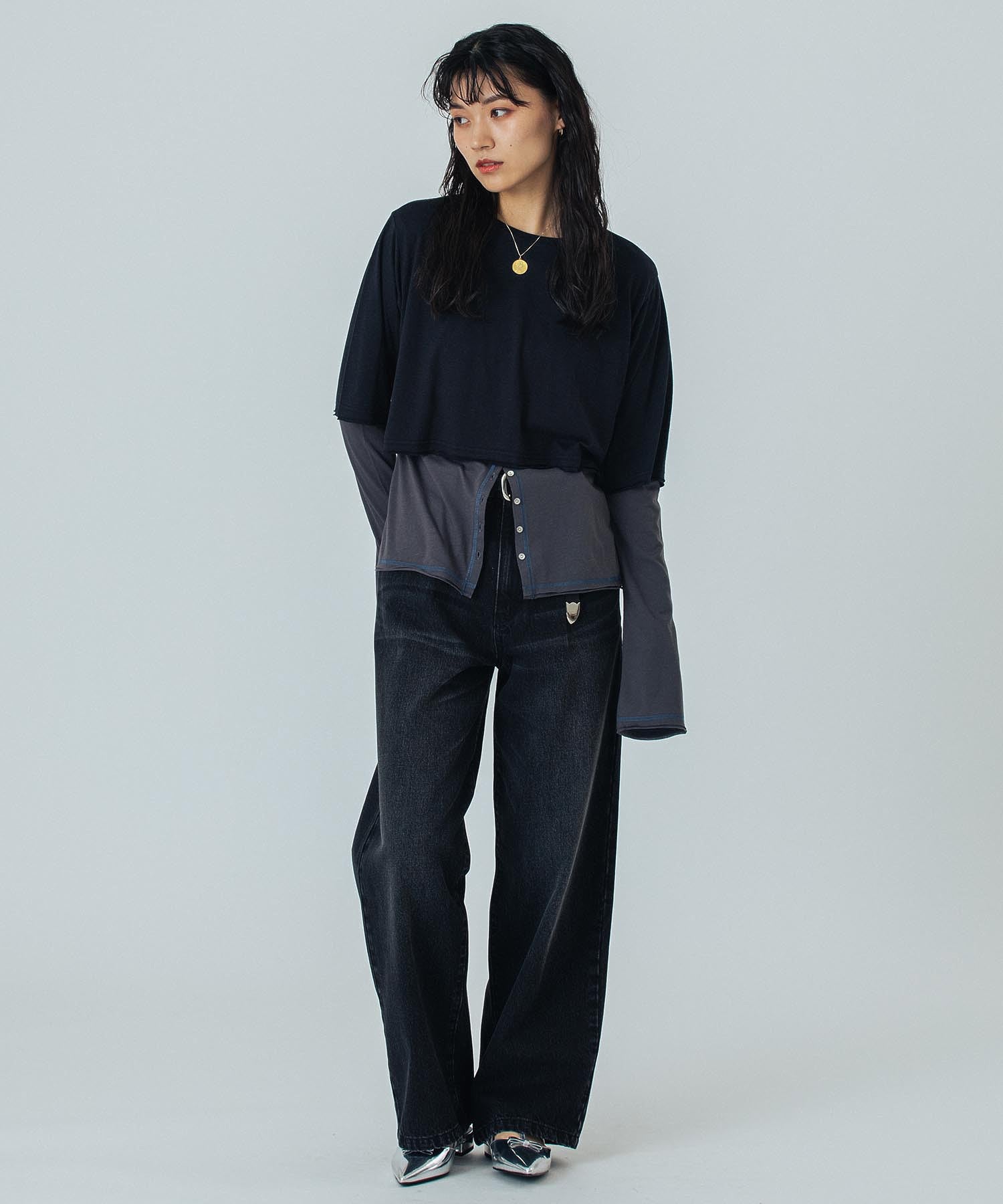 model:167cm 着用サイズ:S