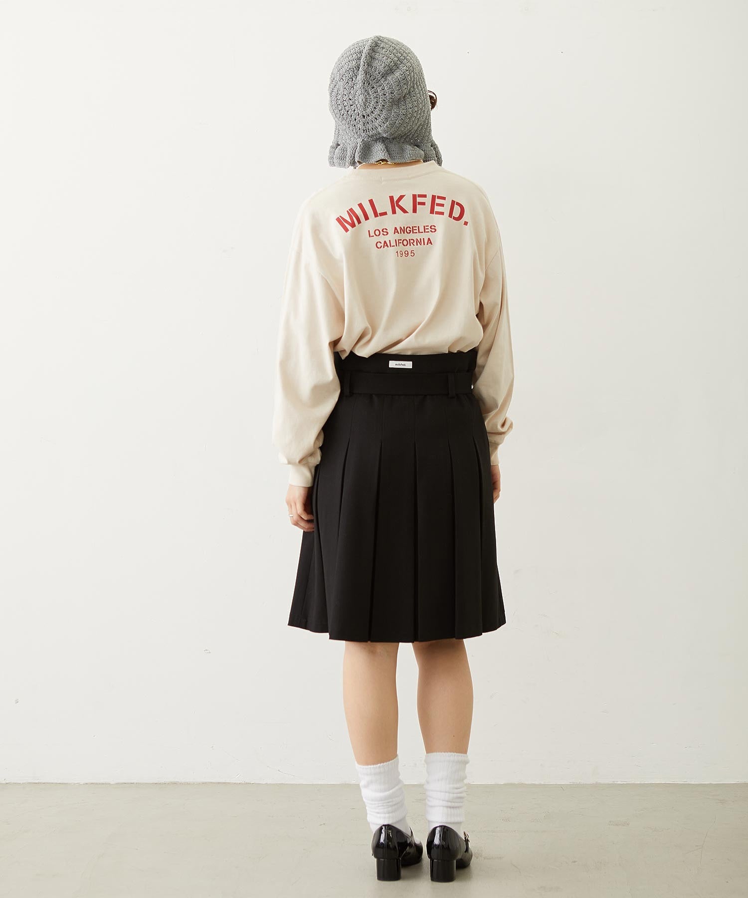 FRILL KNIT BONNET
