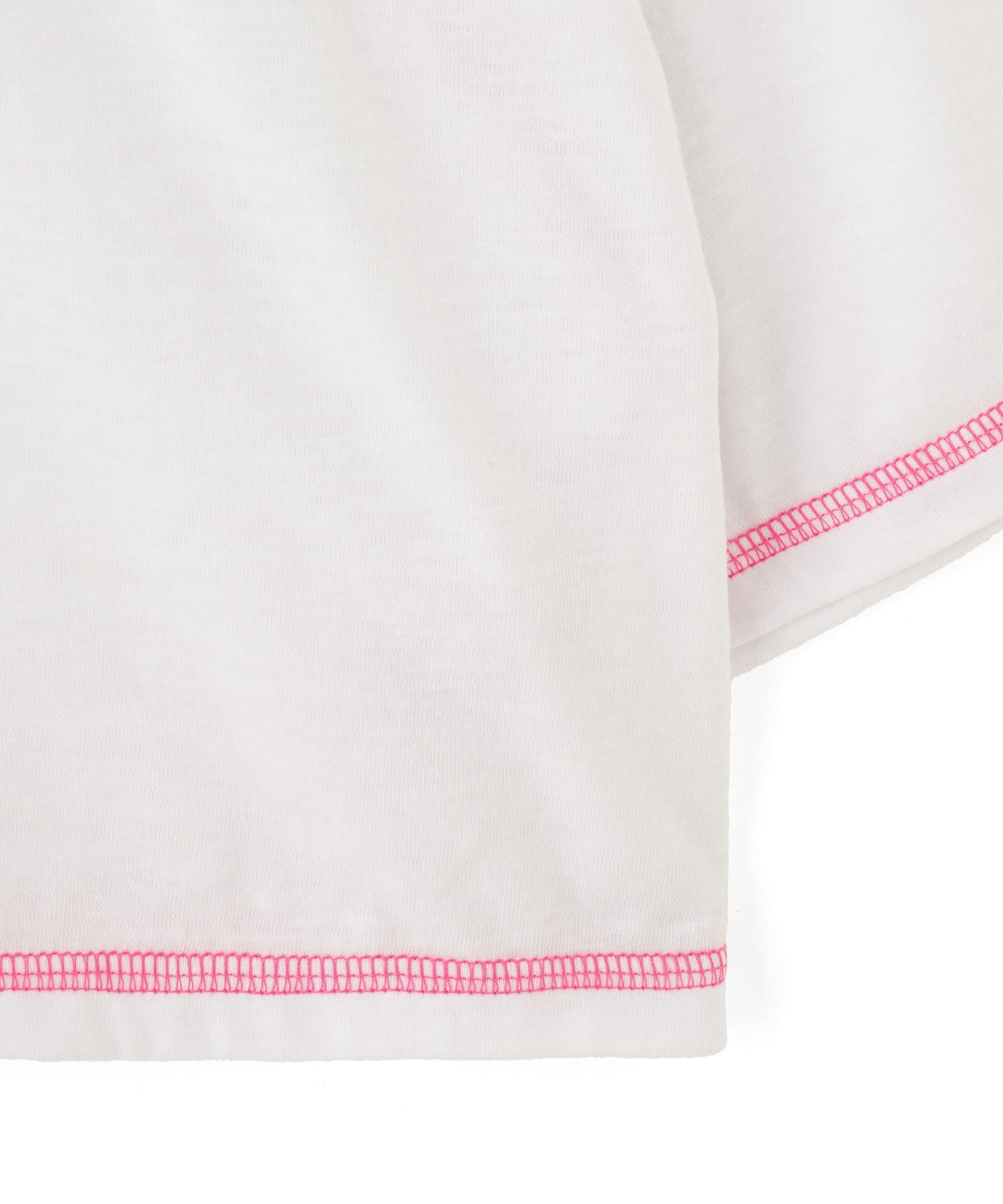 COLOR STITCH WIDE S/S TOP