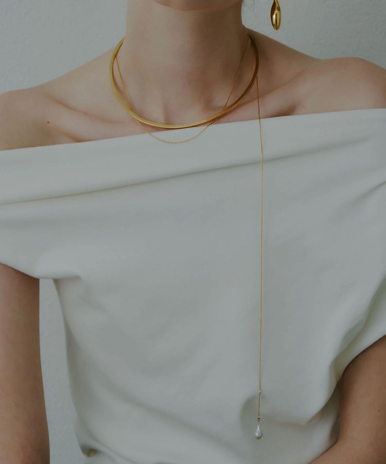 loni/BUD MULTIWAY PEARL CHOKER