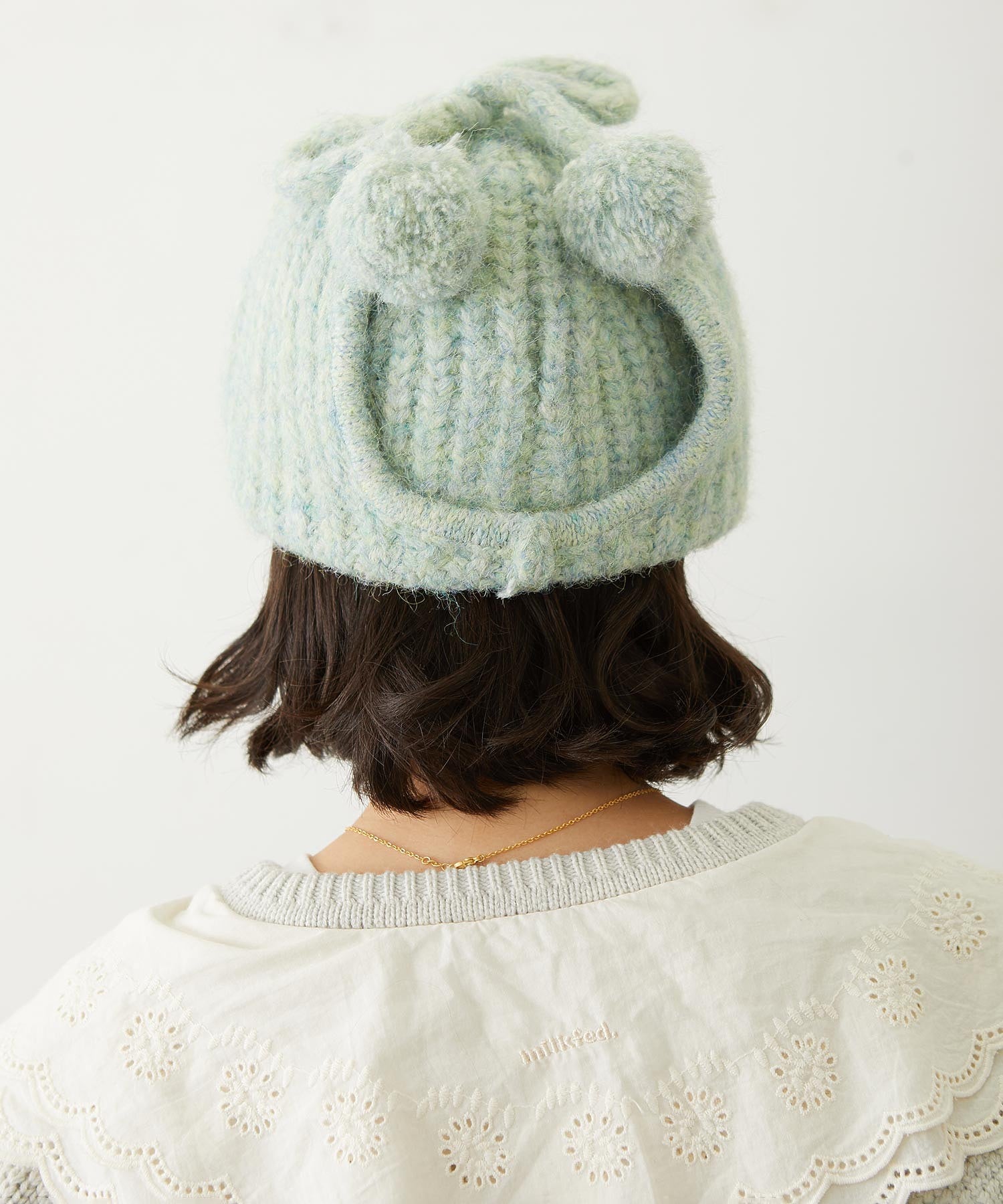 EAR FLAP KNIT CAP