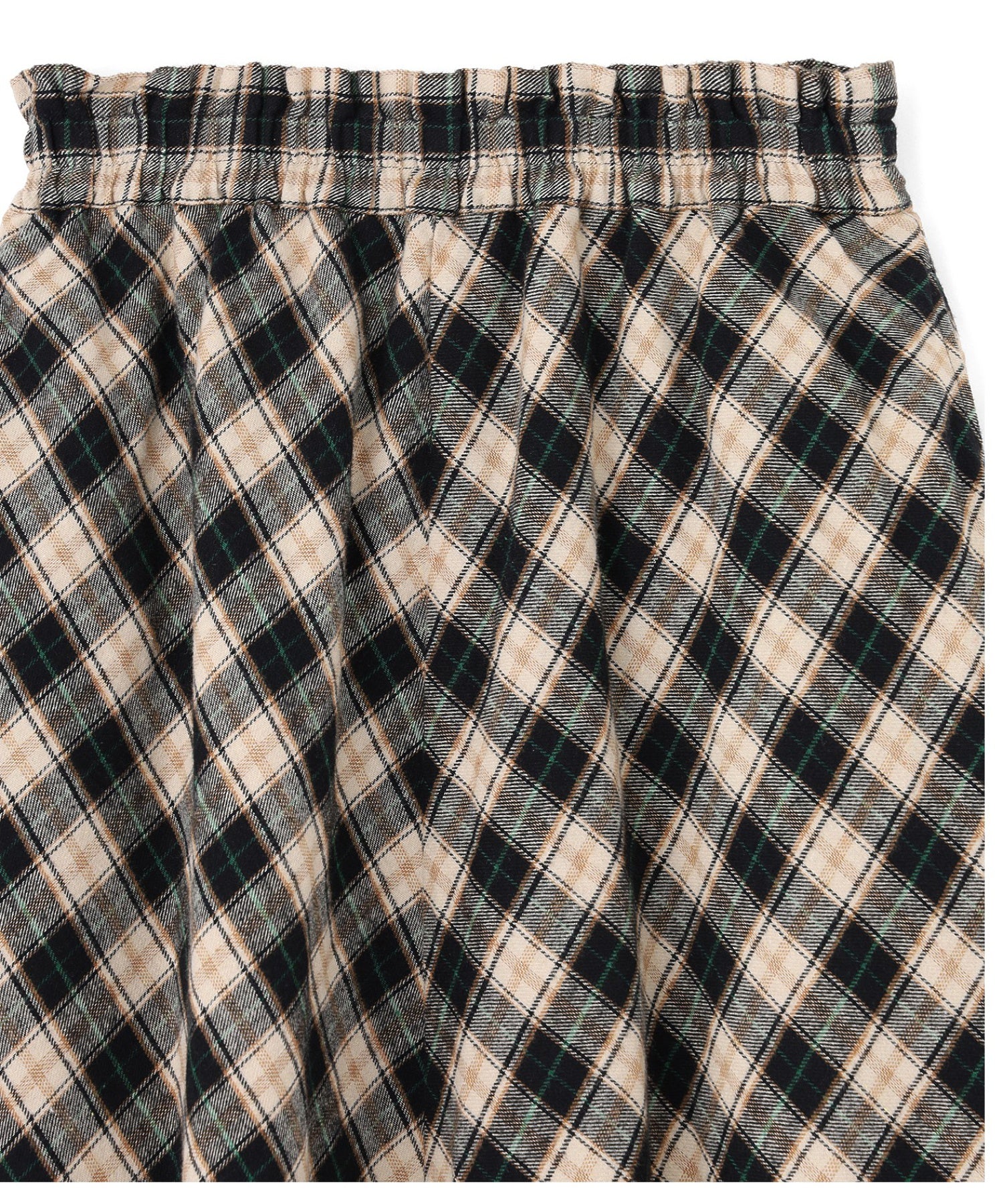 FLARE PLAID SKIRT