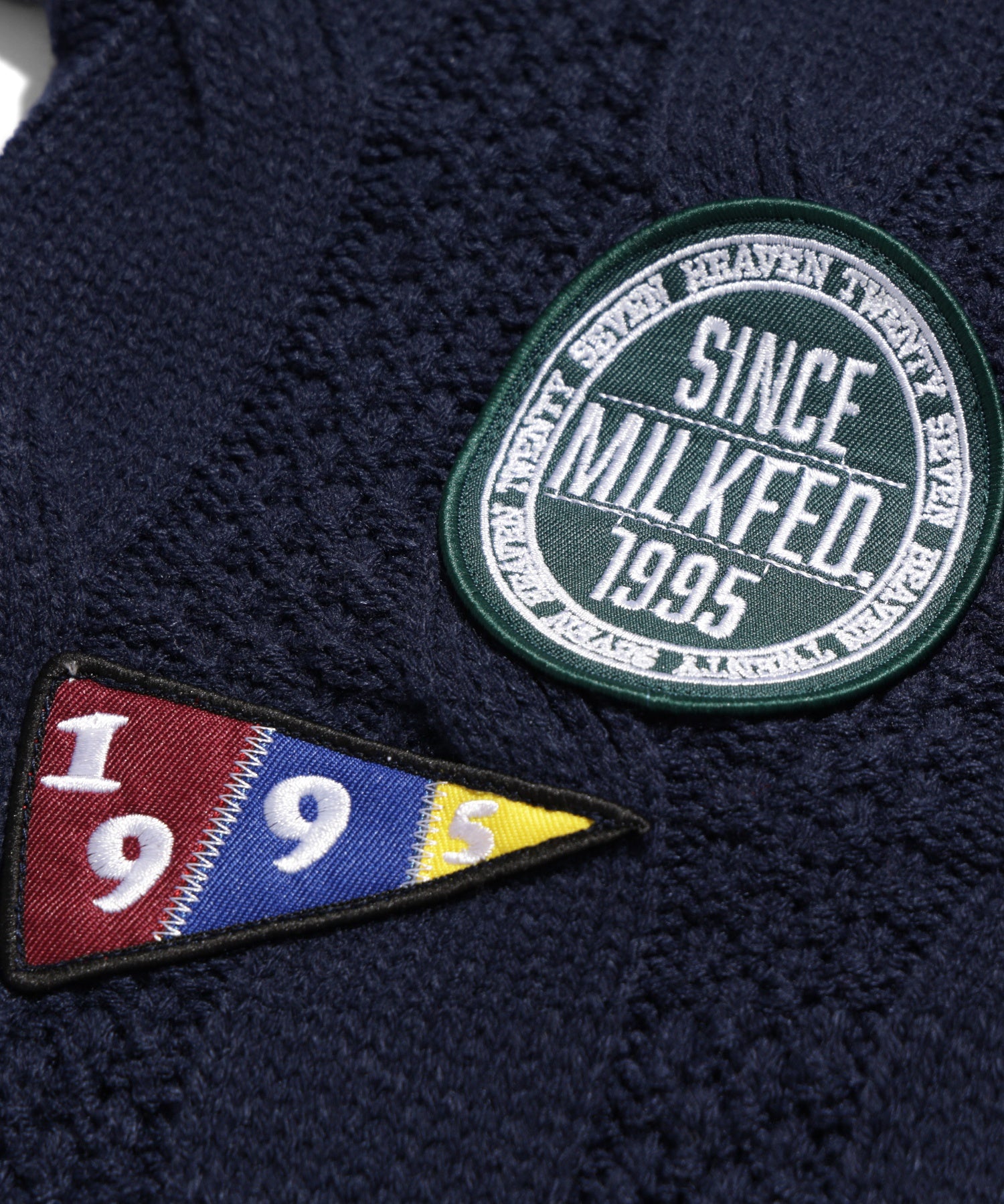 CRICKET KNIT PATCH CARDIGAN