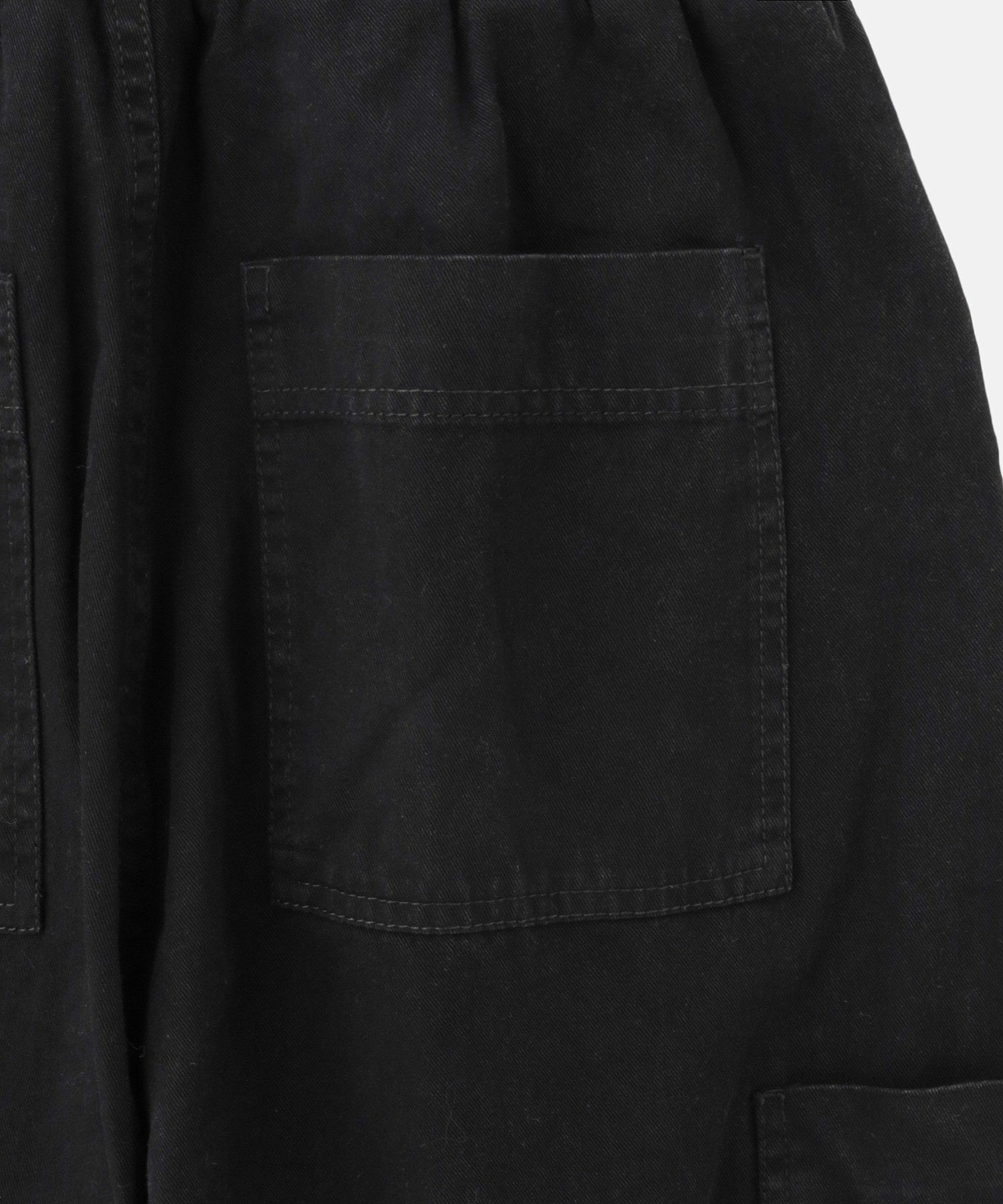 WAIST RIB EASY PANTS
