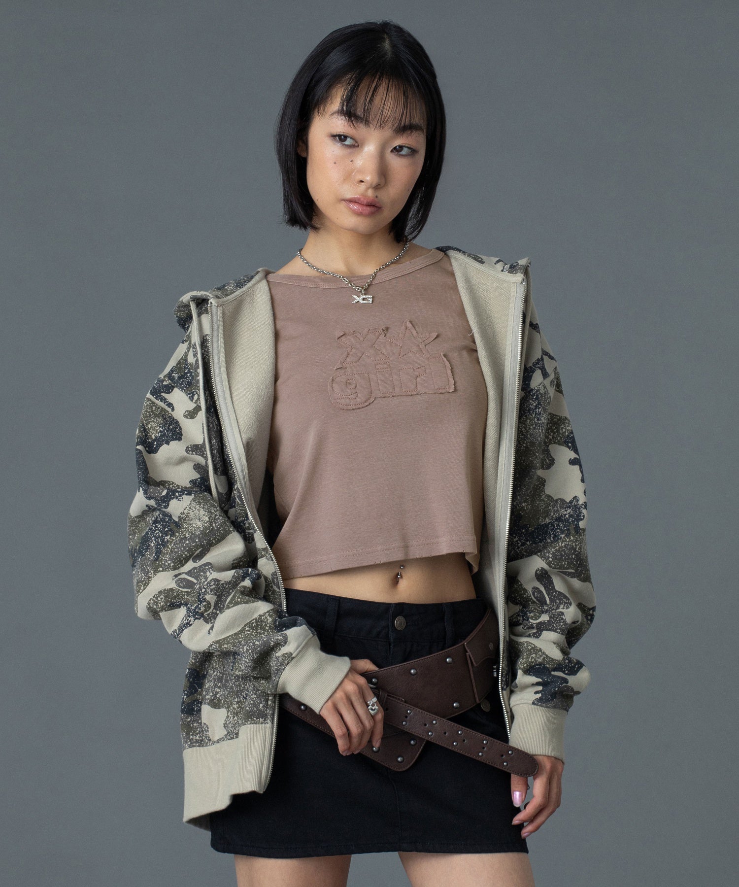 FLAP POCKET MINI SKIRT