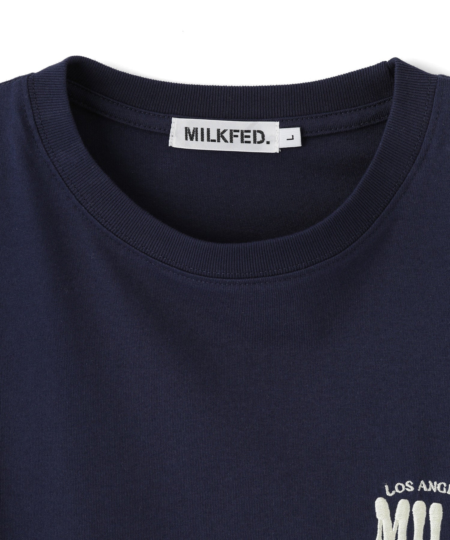 FLOWER DOT PATTERN LOGO WIDE L/S TEE