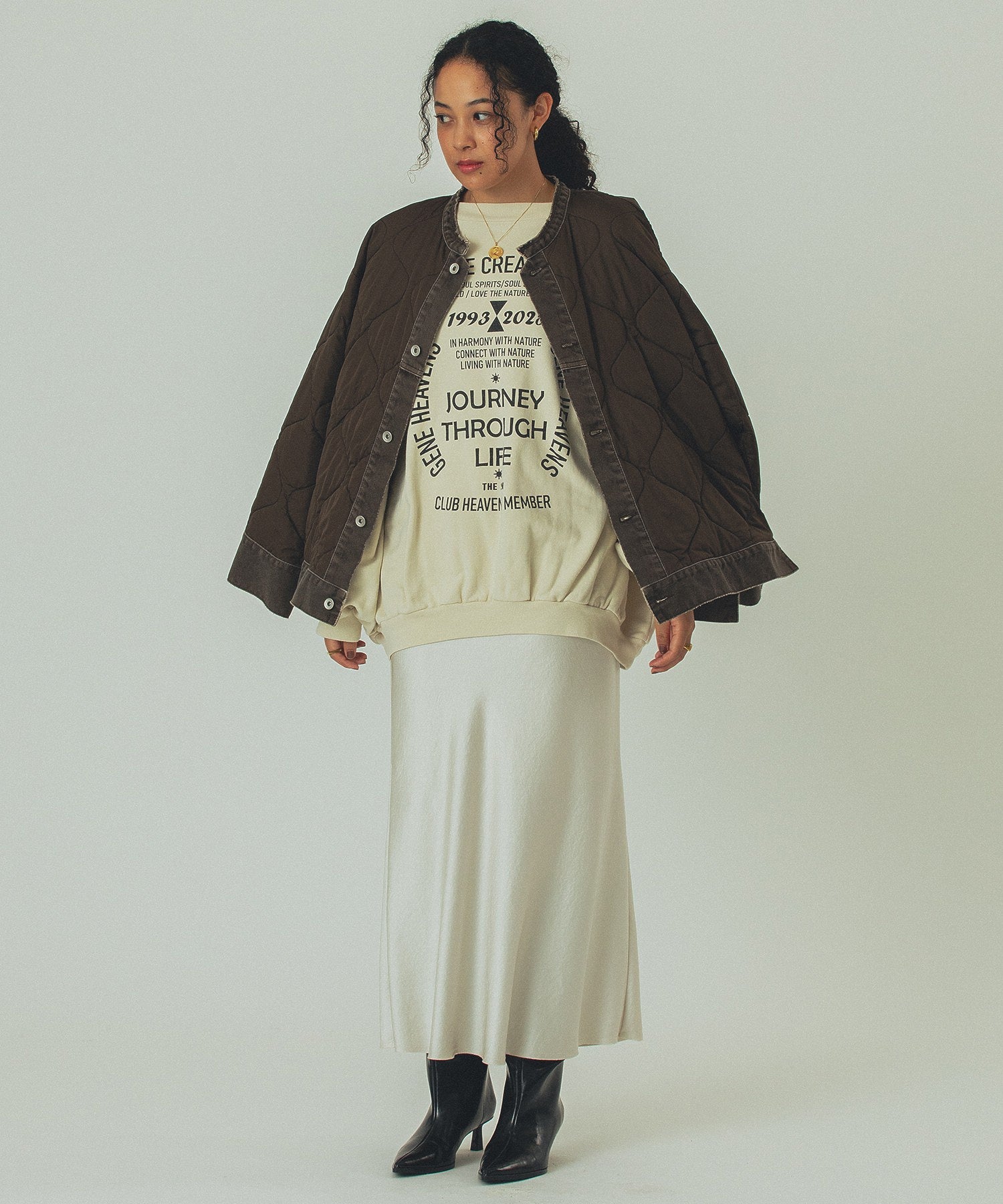 model:168cm 着用サイズ:M