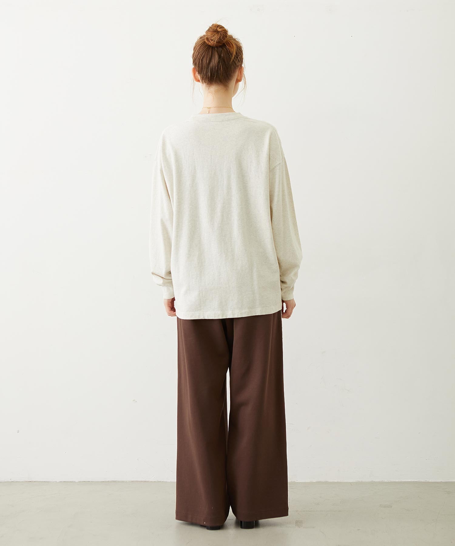 MILKFED.×CHAMPION LS TEE