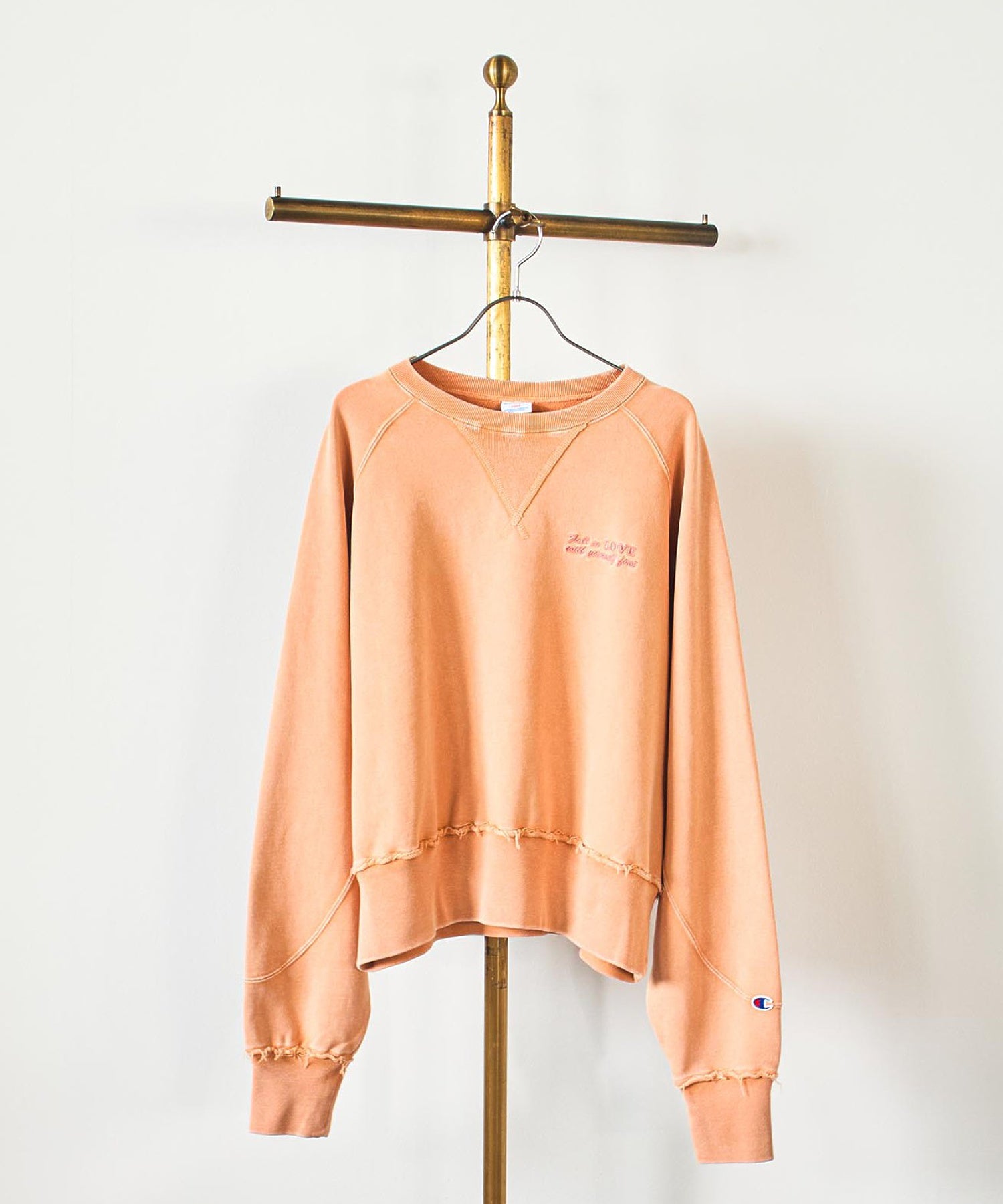 【Champion別注】ROSE BUD×Champion HEAVY WASH SWEAT