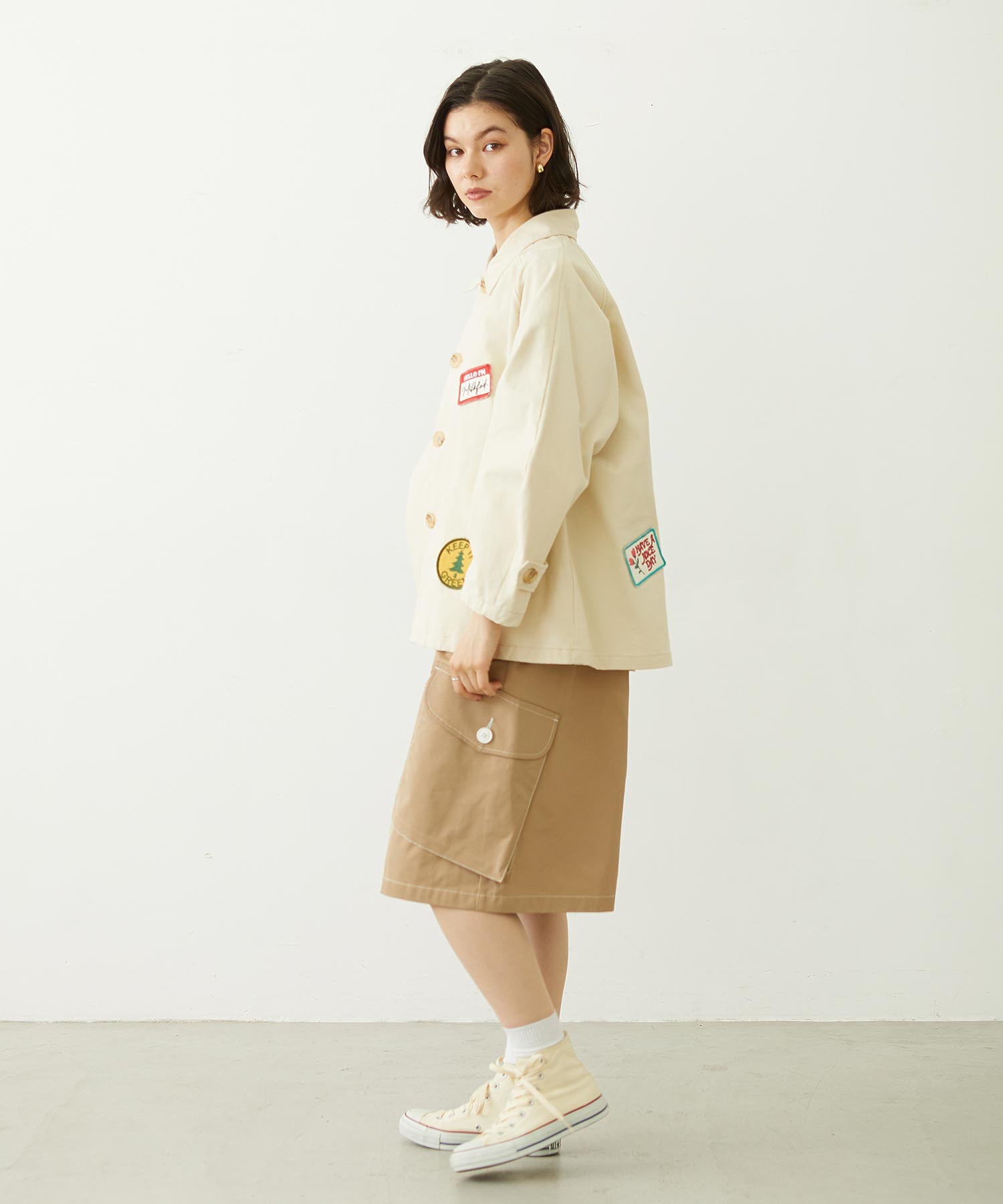 PATCH HOODED JACKET