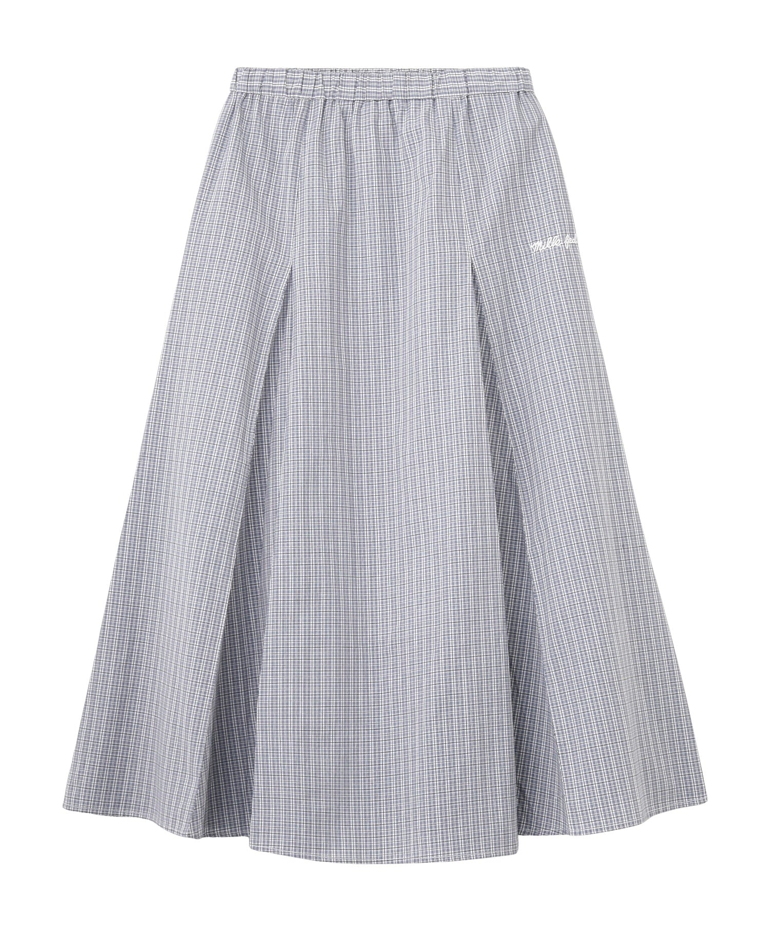 PLAID PATTERN LONG SKIRT