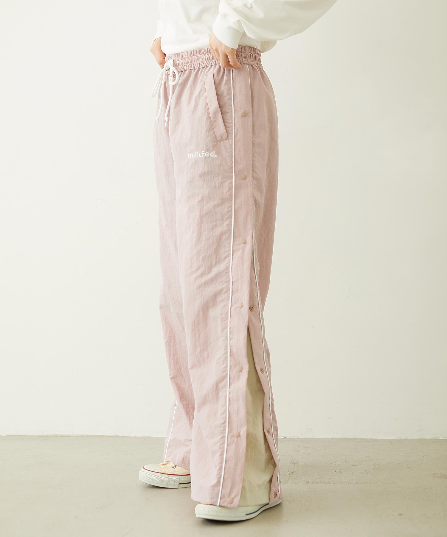 CUTOUT LOGO TRACK PANTS