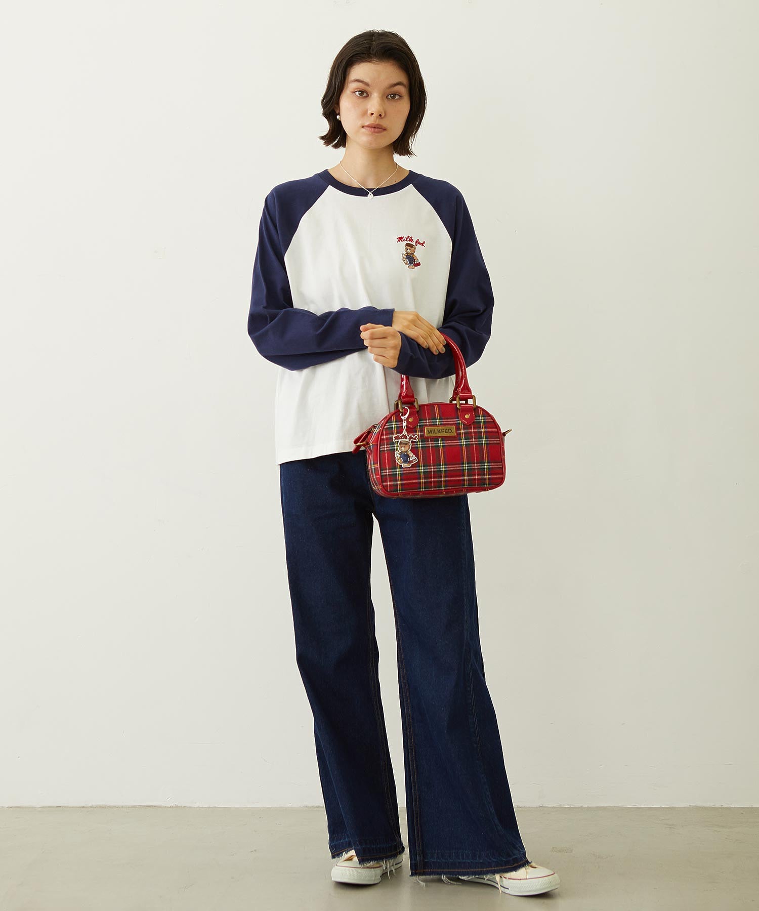 FLARED DENIM PANTS