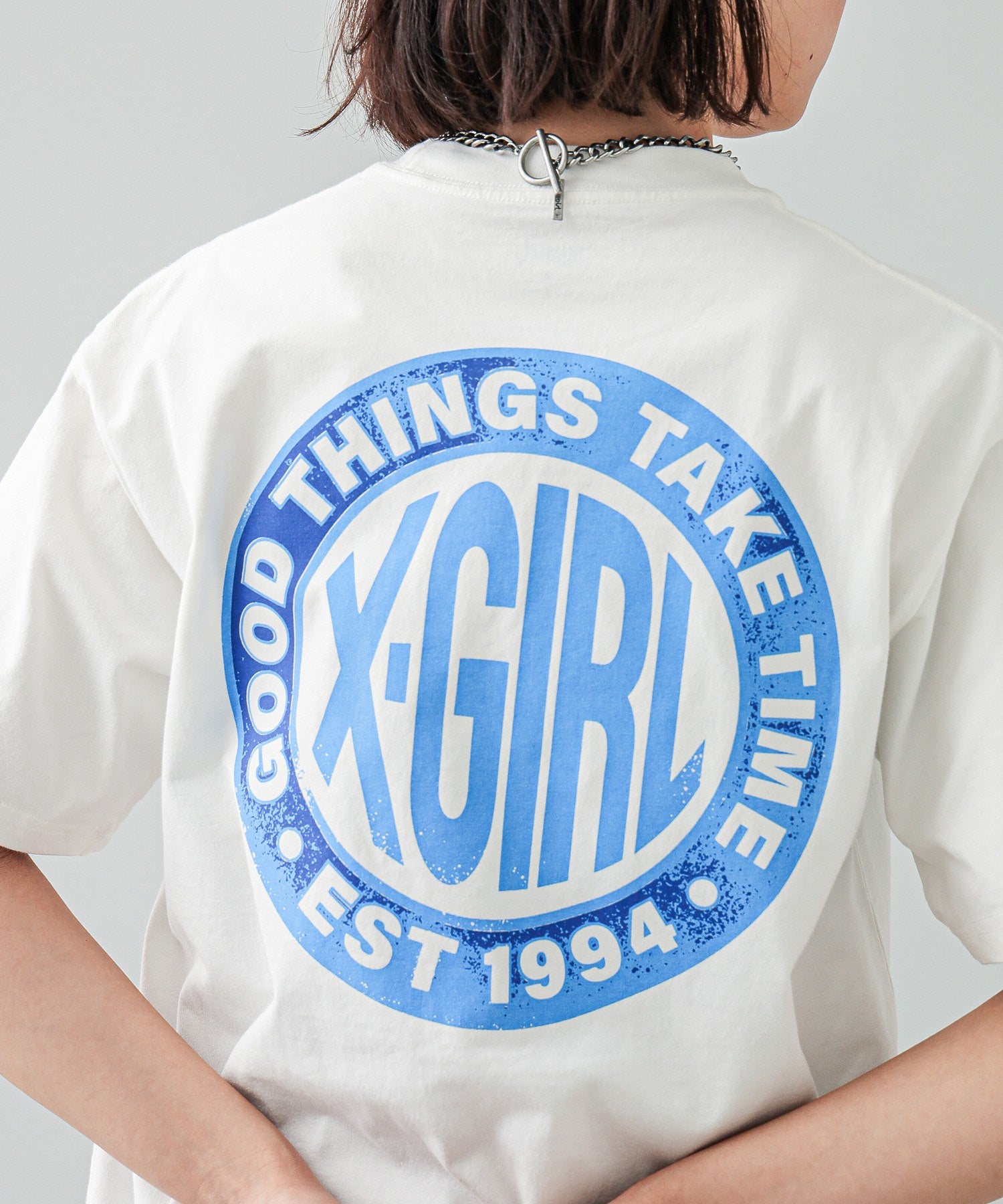 DISTRESSED CIRCLE LOGO S/S TEE