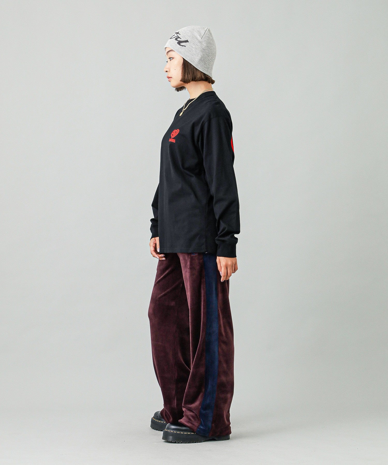 VELOUR TRACK PANTS