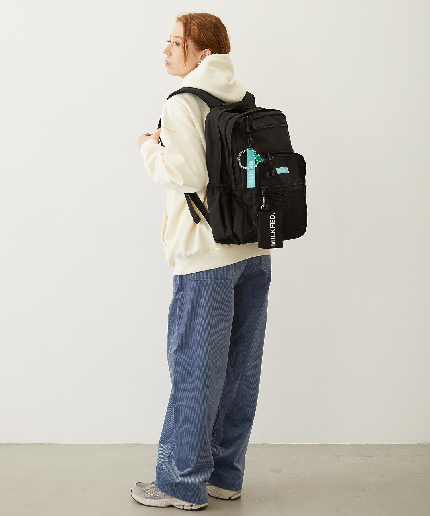 W ZIP BACKPACK LtGREEN