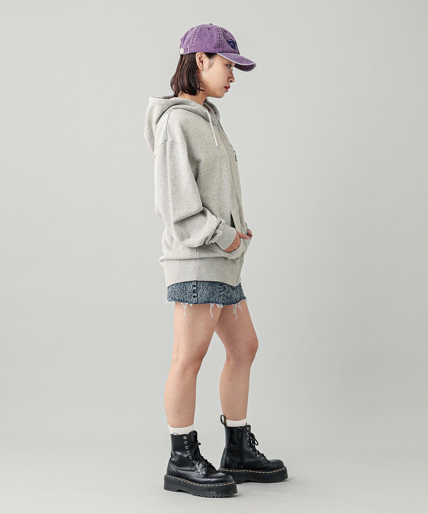 BY X-GIRL FOR X ZIP UP SWEAT HOODIE