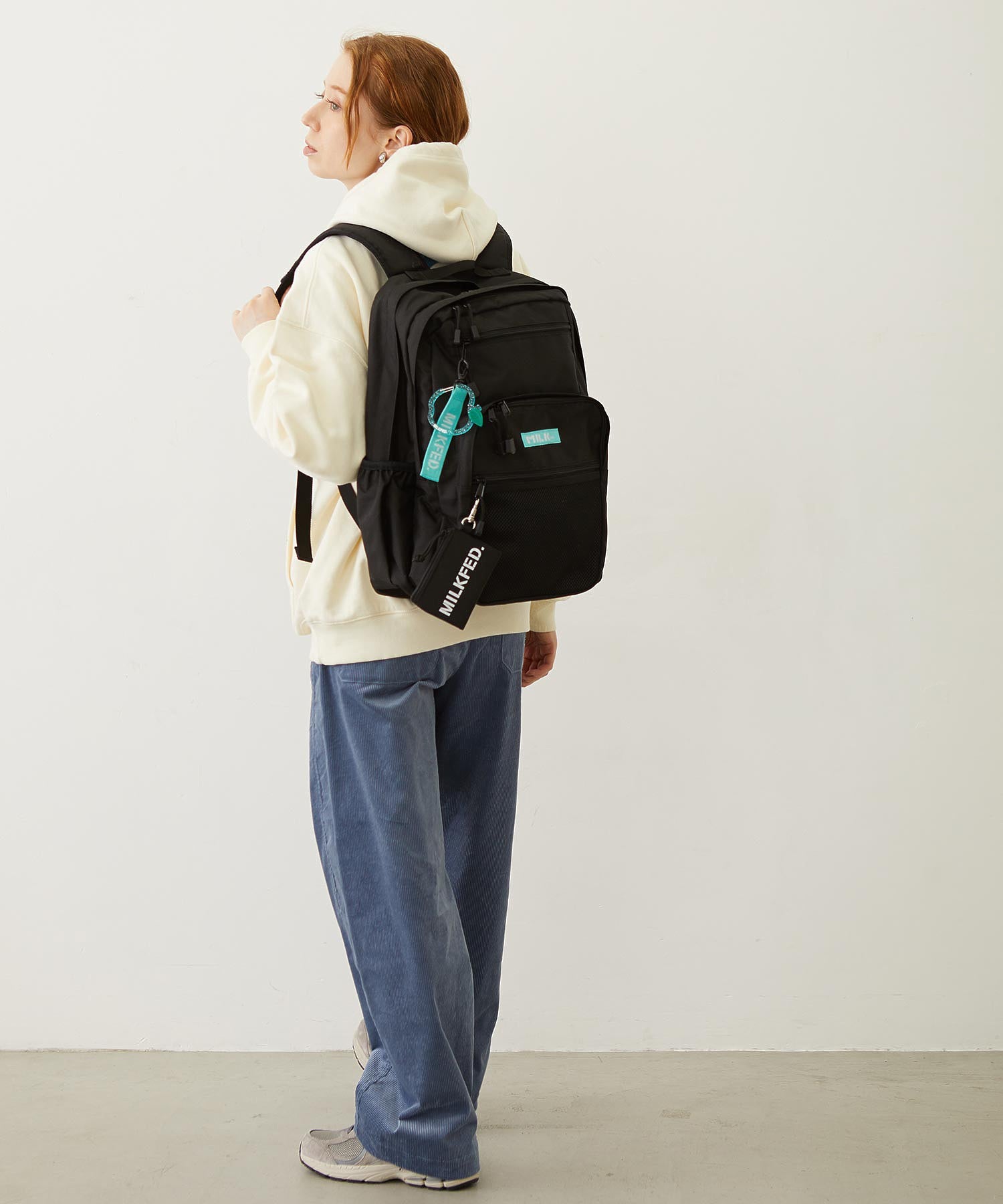 W ZIP BACKPACK LtGREEN