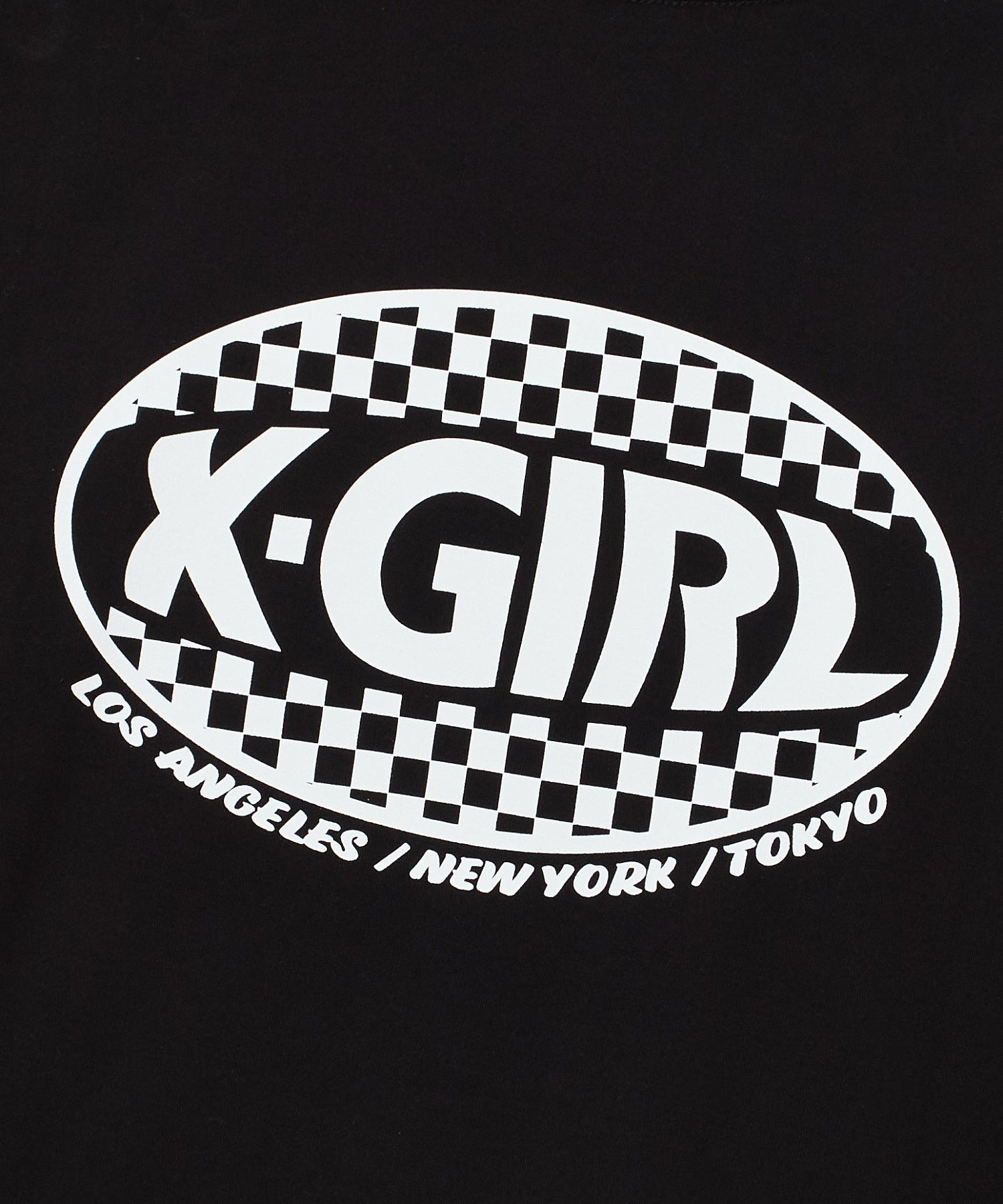 CHECKER OVAL LOGO POCKET S/S TEE