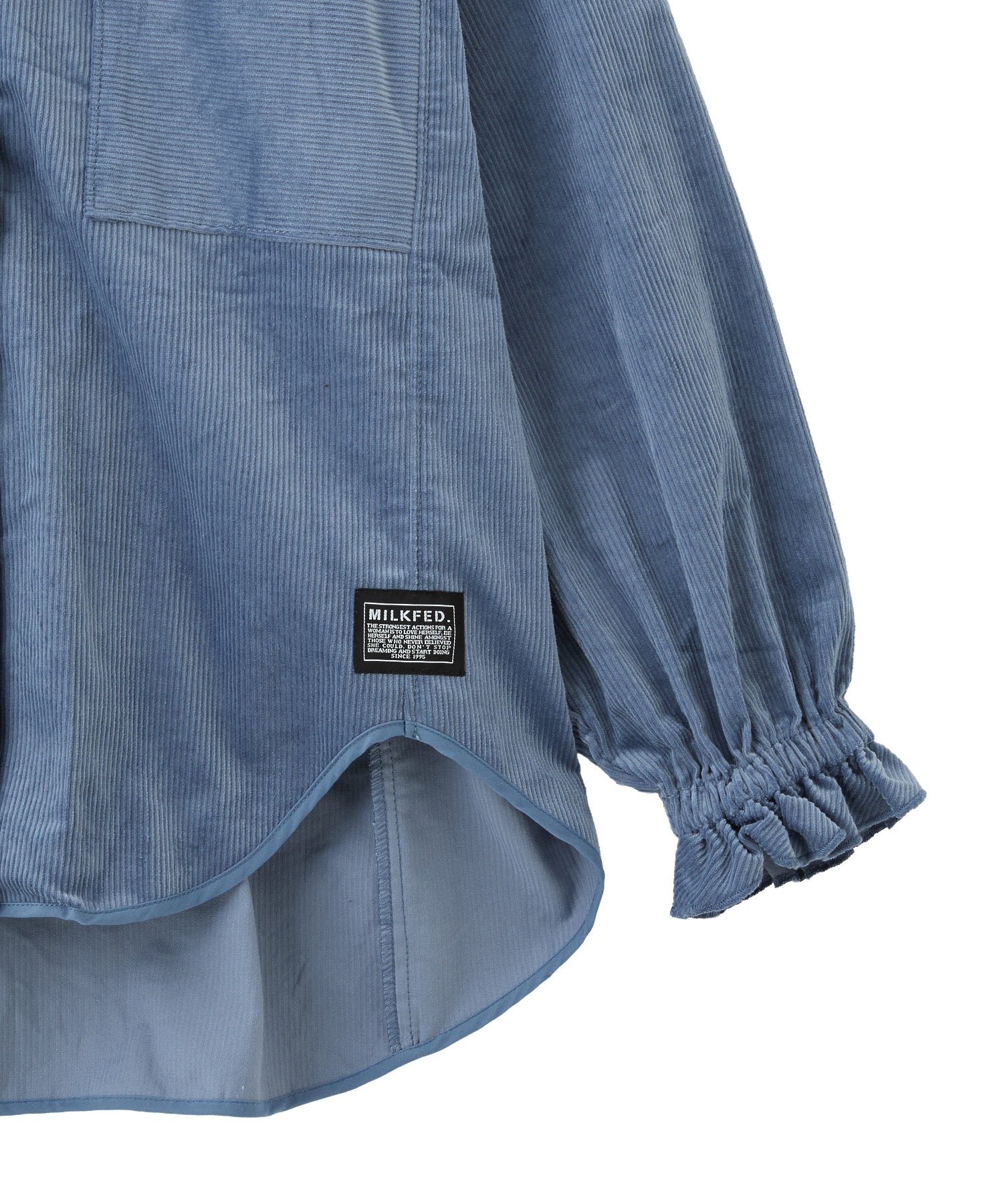 BIG COLLAR CORDUROY SHIRT