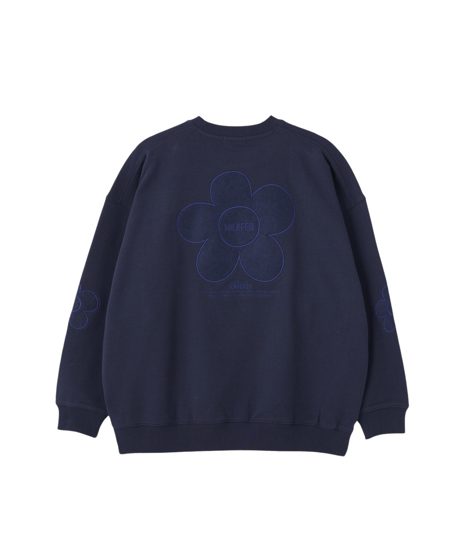 FLOWER ELBOW PATCH SWEAT TOP