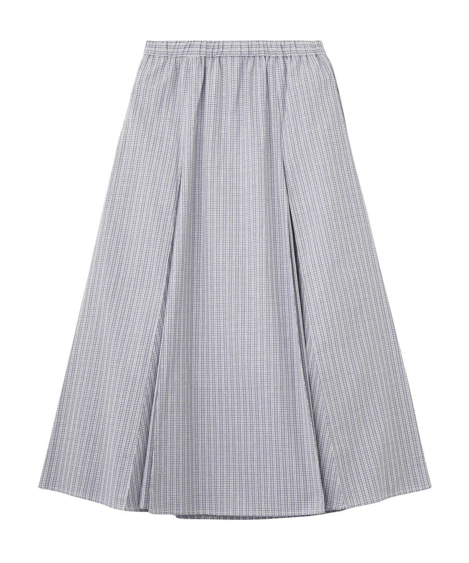 PLAID PATTERN LONG SKIRT