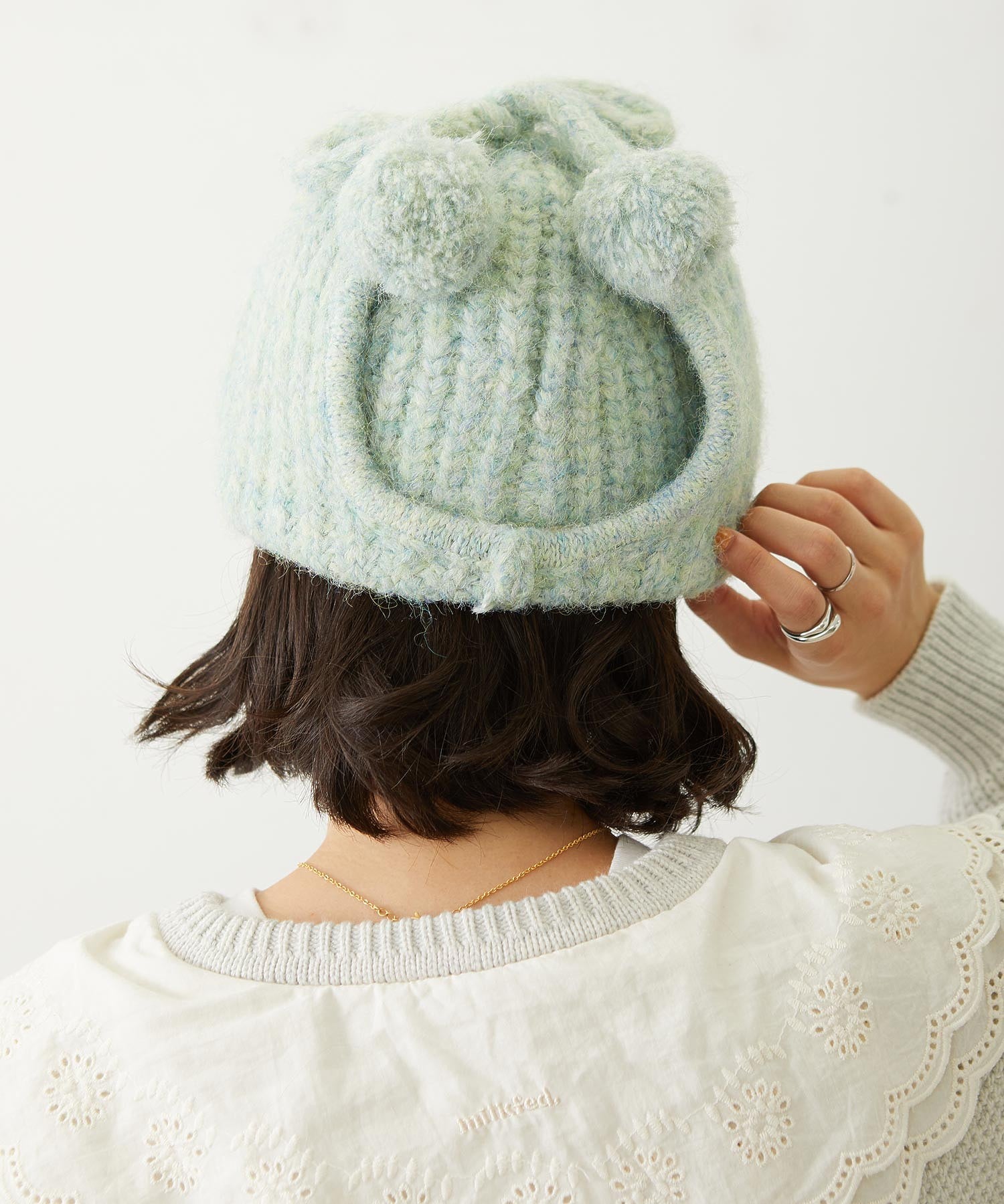 EAR FLAP KNIT CAP