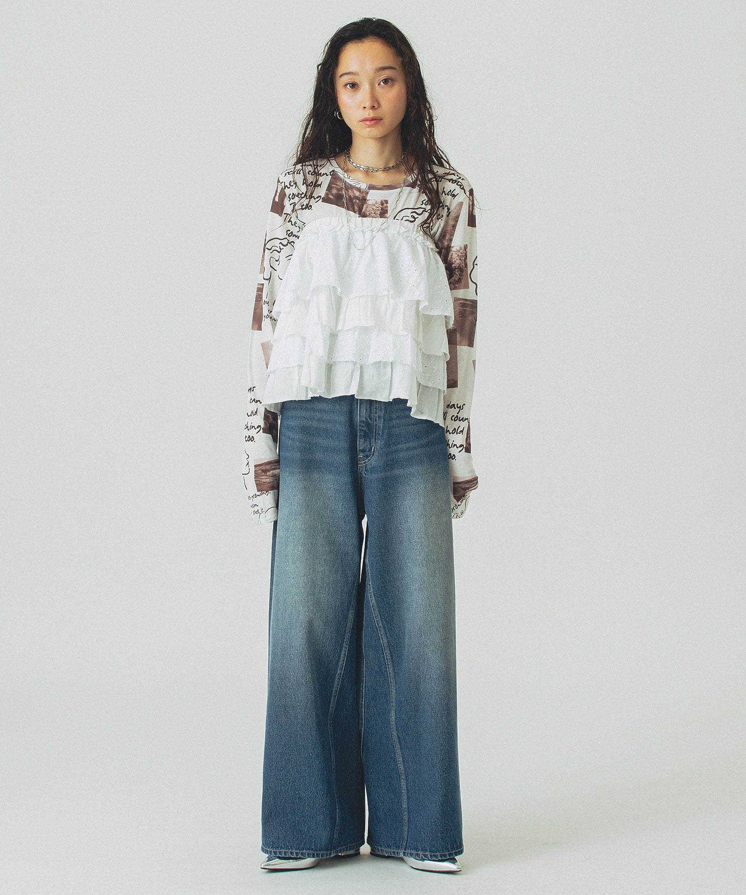 model:161cm 着用サイズ:S