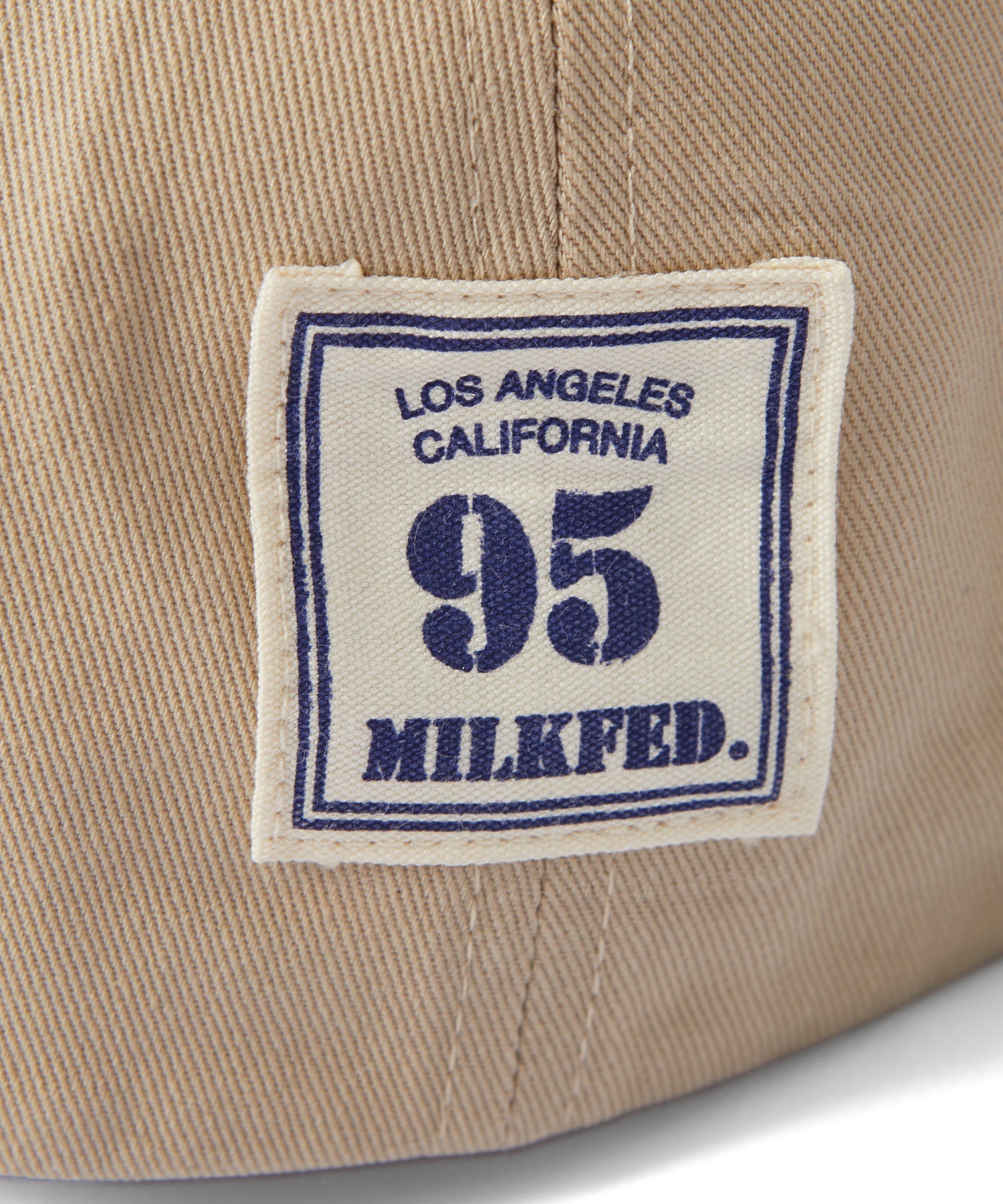 LABEL TWILL CAP