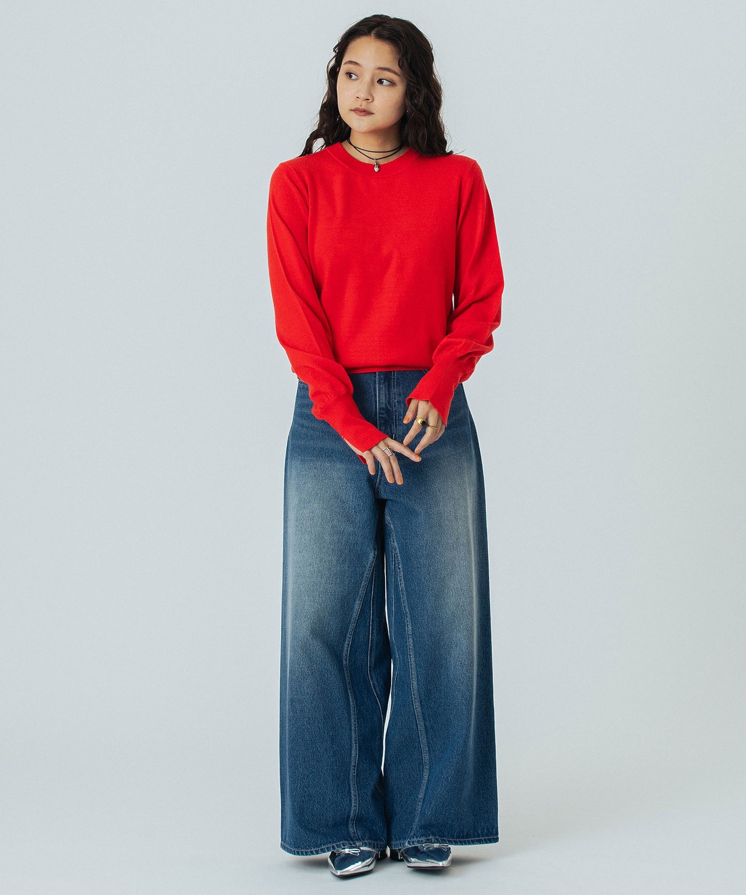 model:160cm 着用サイズ:S