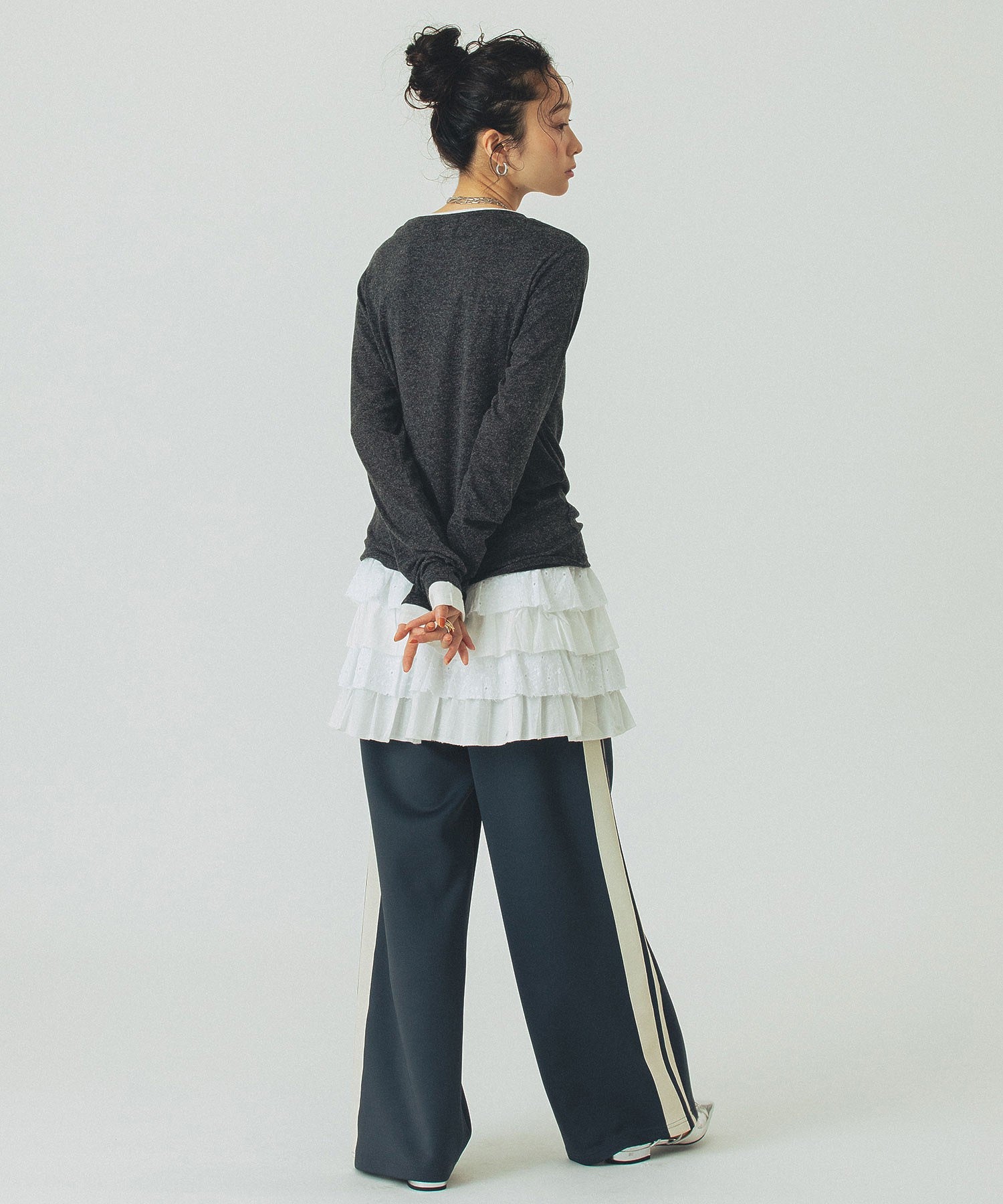 model:161cm 着用サイズ:M