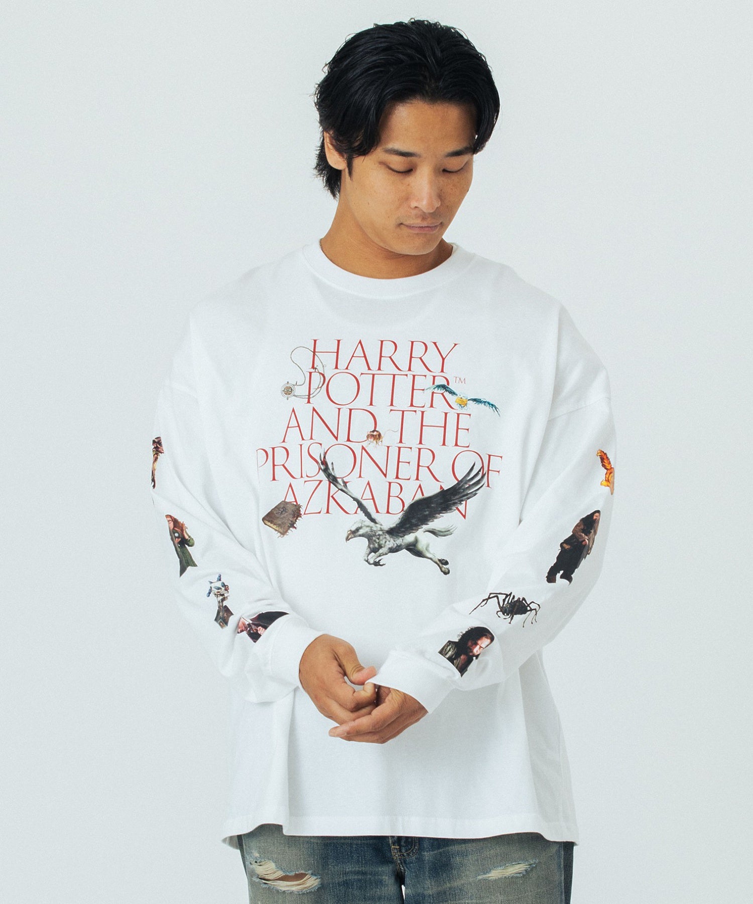 model:173cm 着用サイズ:L