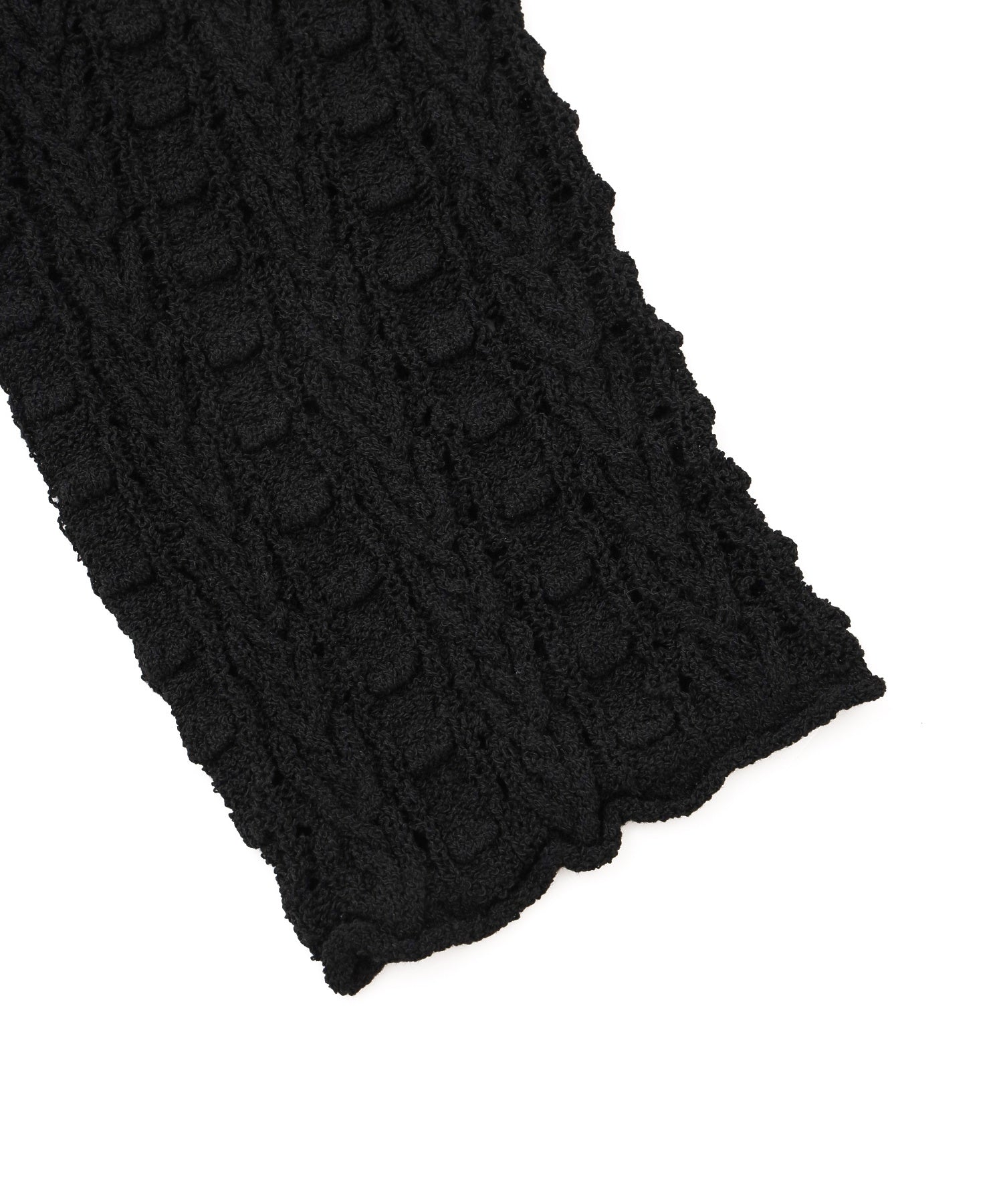 OPENWORK CABLE KNIT CARDIGAN