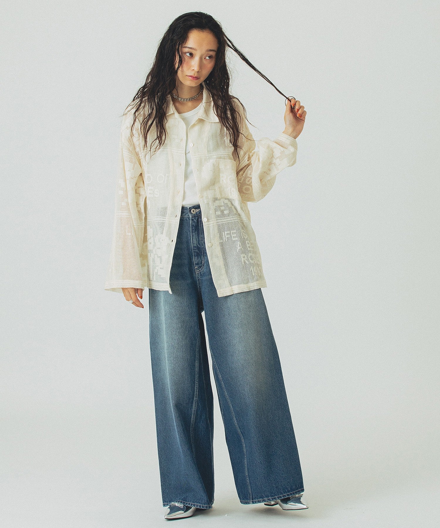 model:161cm 着用サイズ:S