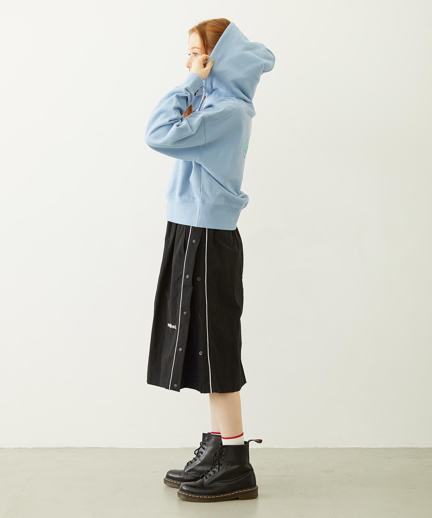 CUTOUT LOGO TRACK SKIRT