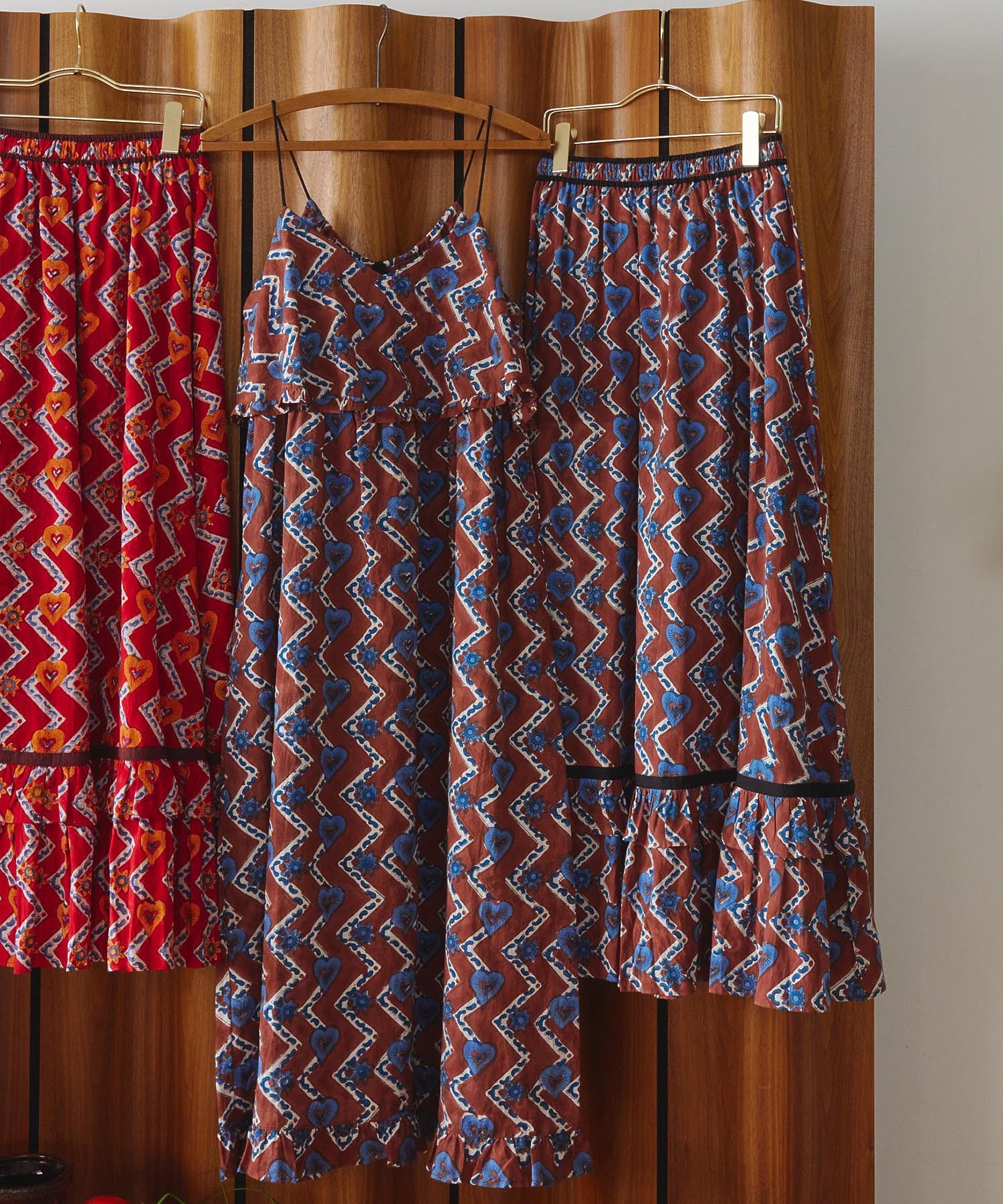 HEART PRINT SKIRT